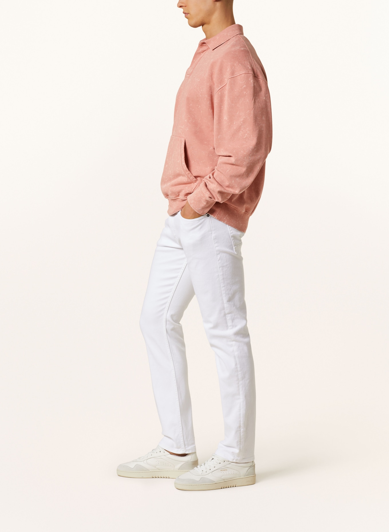 BOSS Jeans DELAWARE slim fit, Color: 100 WHITE (Image 4)
