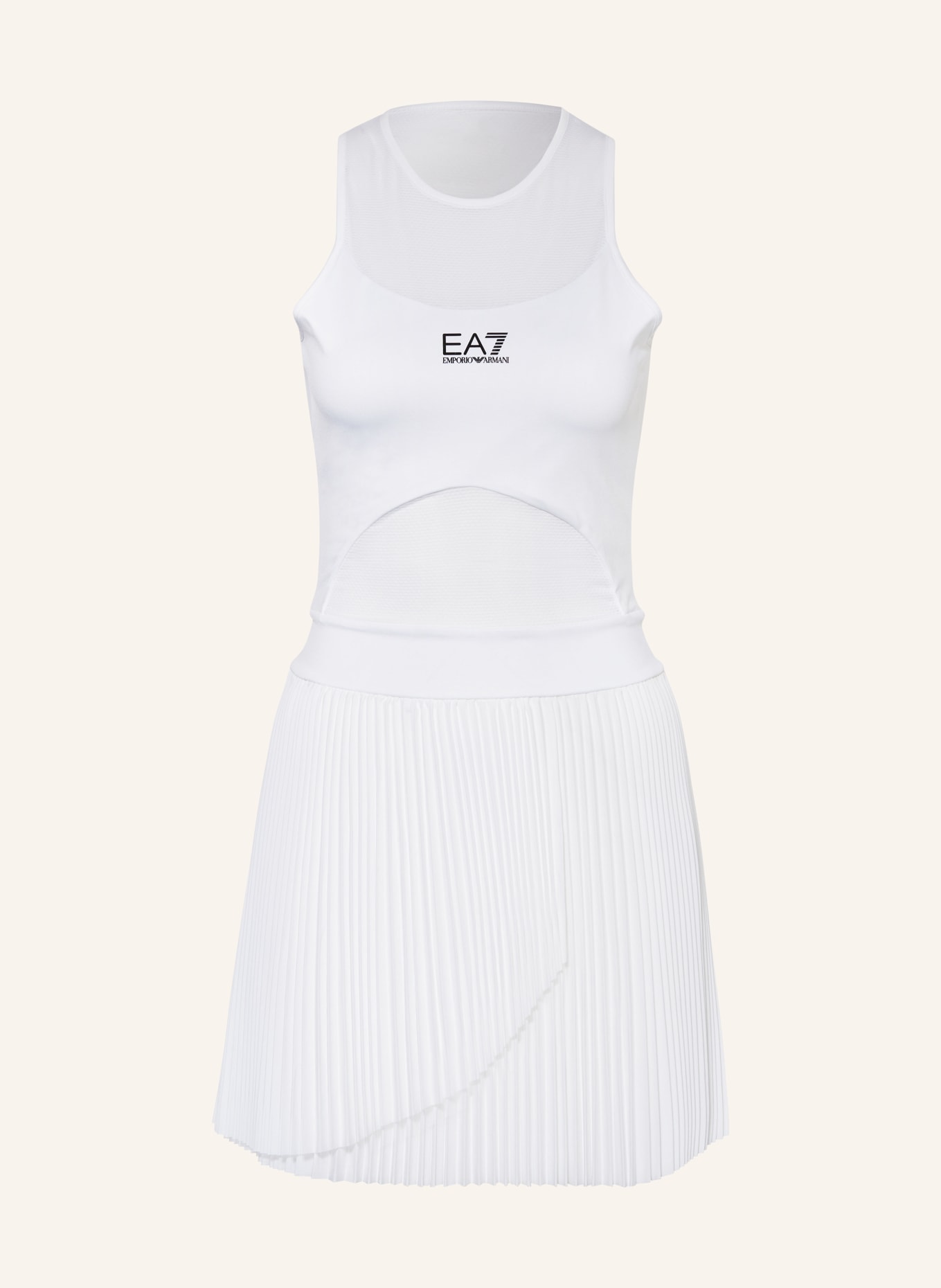 EA7 EMPORIO ARMANI Tenisové šaty, Barva: BÍLÁ (Obrázek 1)