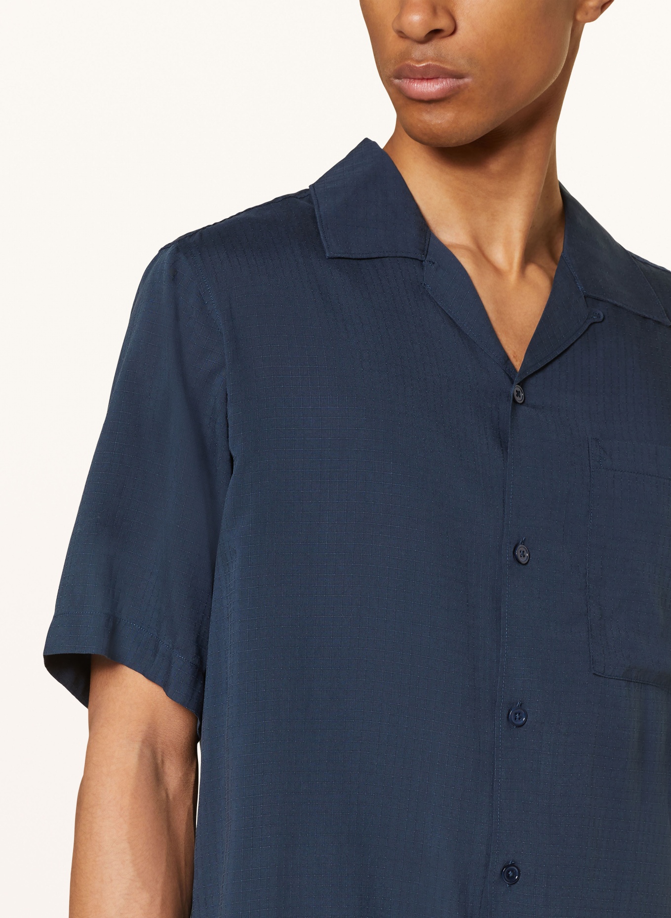 NN.07 Resort shirt JULIO comfort fit, Color: DARK BLUE (Image 4)