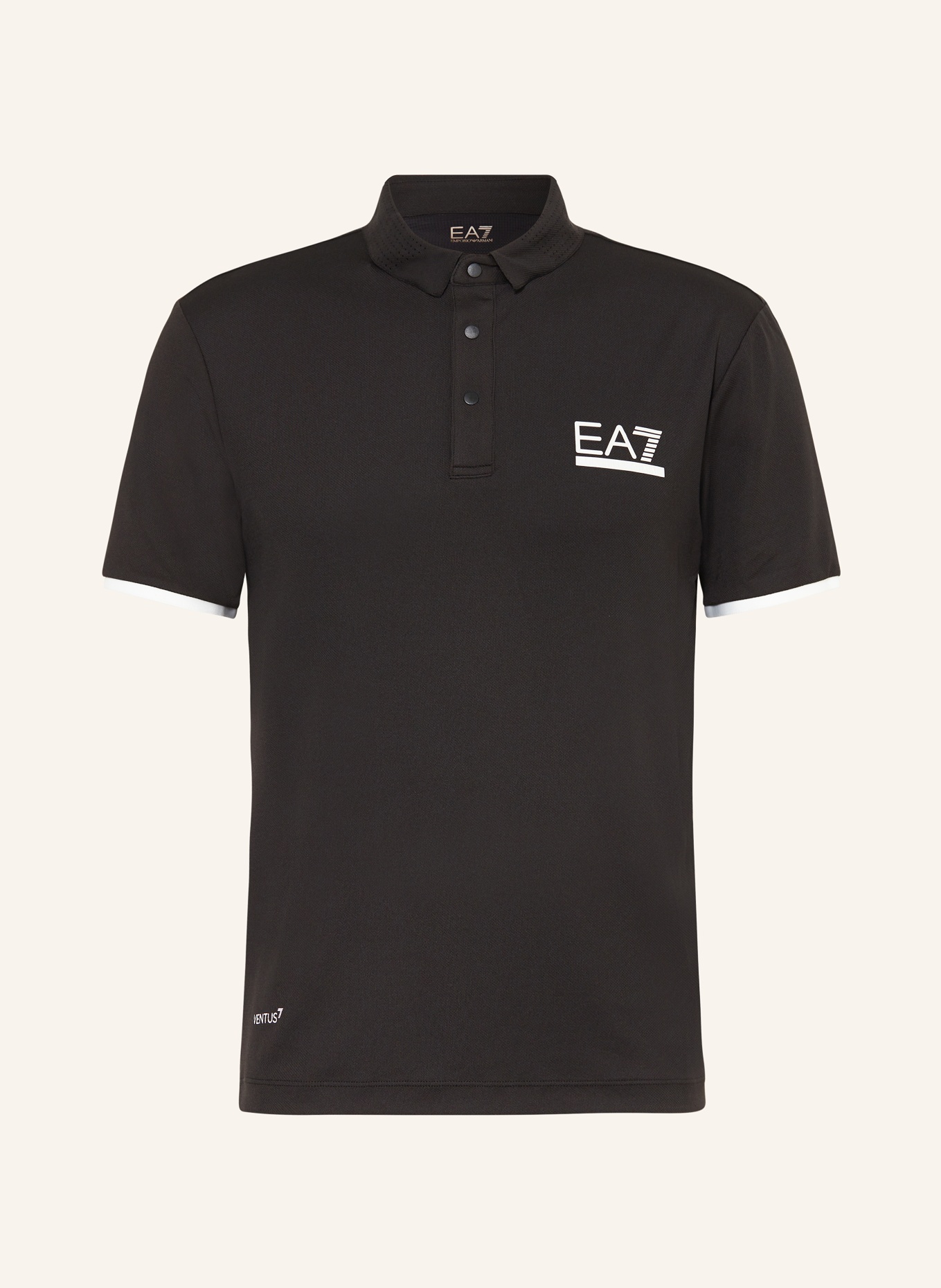 EA7 EMPORIO ARMANI Performance polo shirt PRO, Color: BLACK (Image 1)