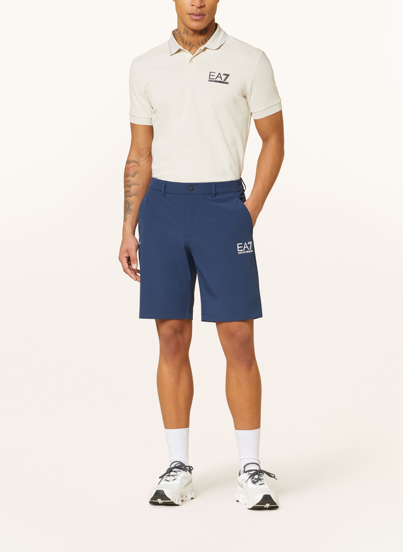 EA7 EMPORIO ARMANI Golf shorts, Color: DARK BLUE (Image 2)