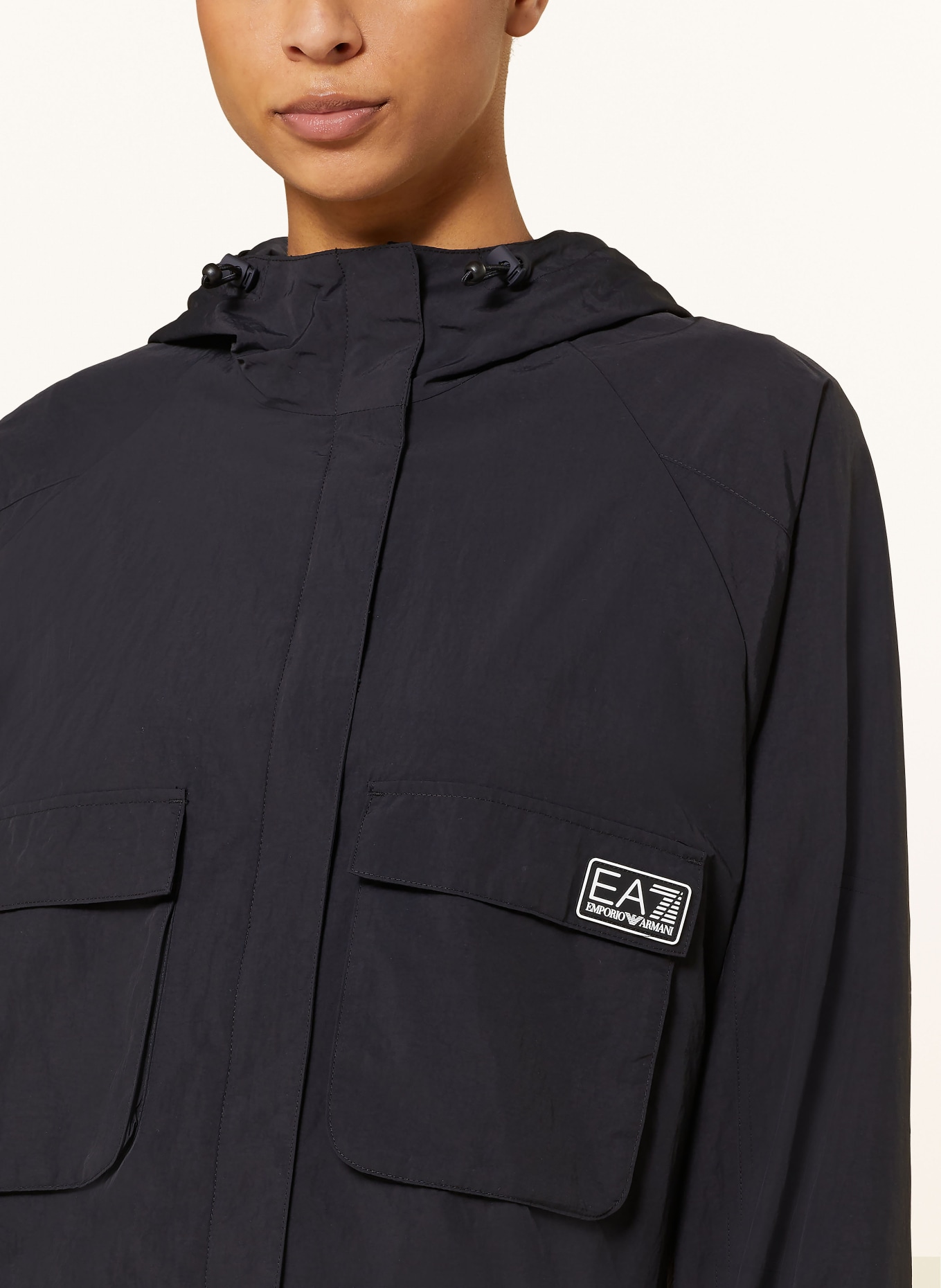 EA7 EMPORIO ARMANI Training jacket, Color: BLACK (Image 5)