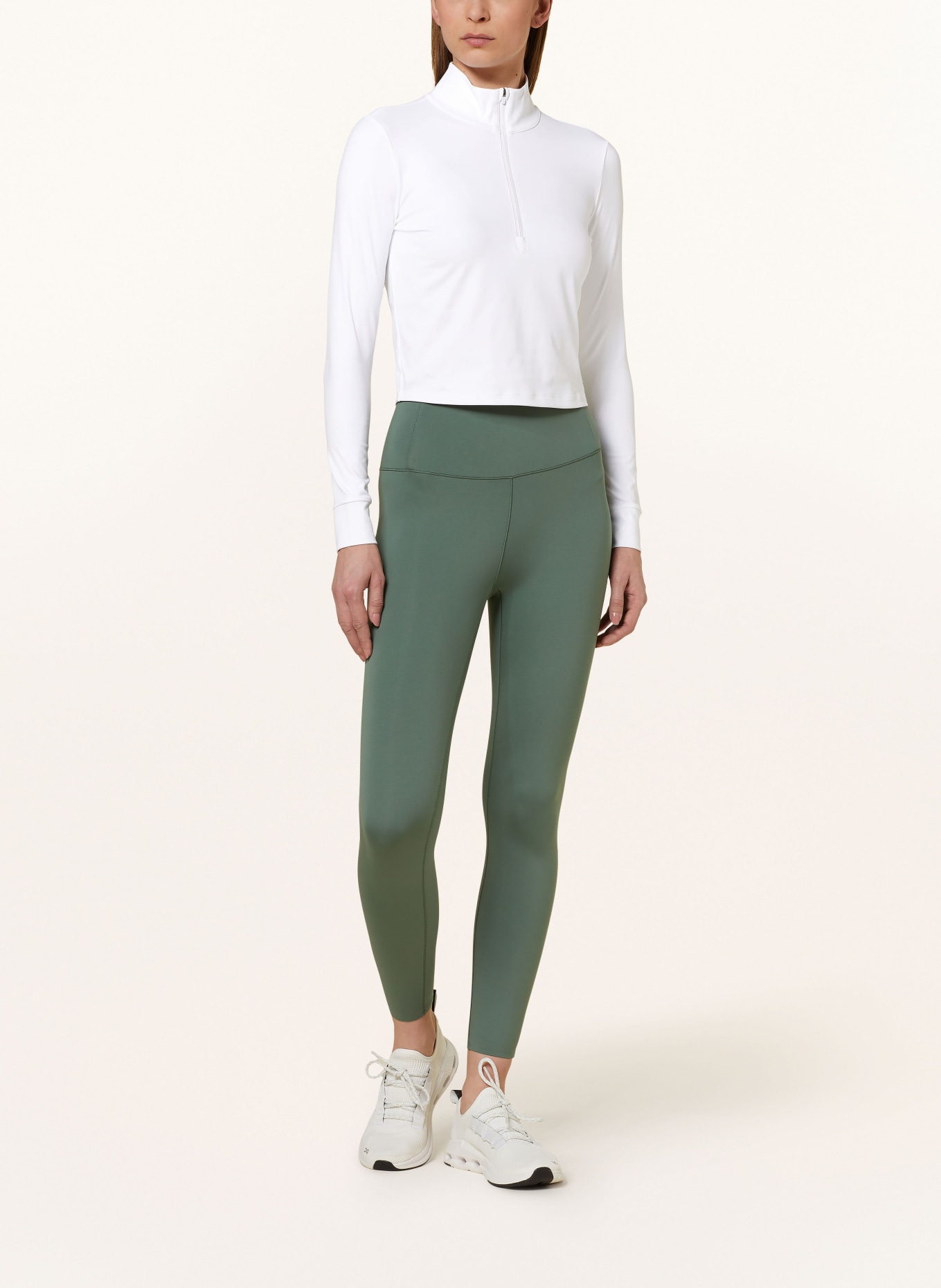 vuori Jersey half-zip sweater STUDIO, Color: WHITE (Image 2)