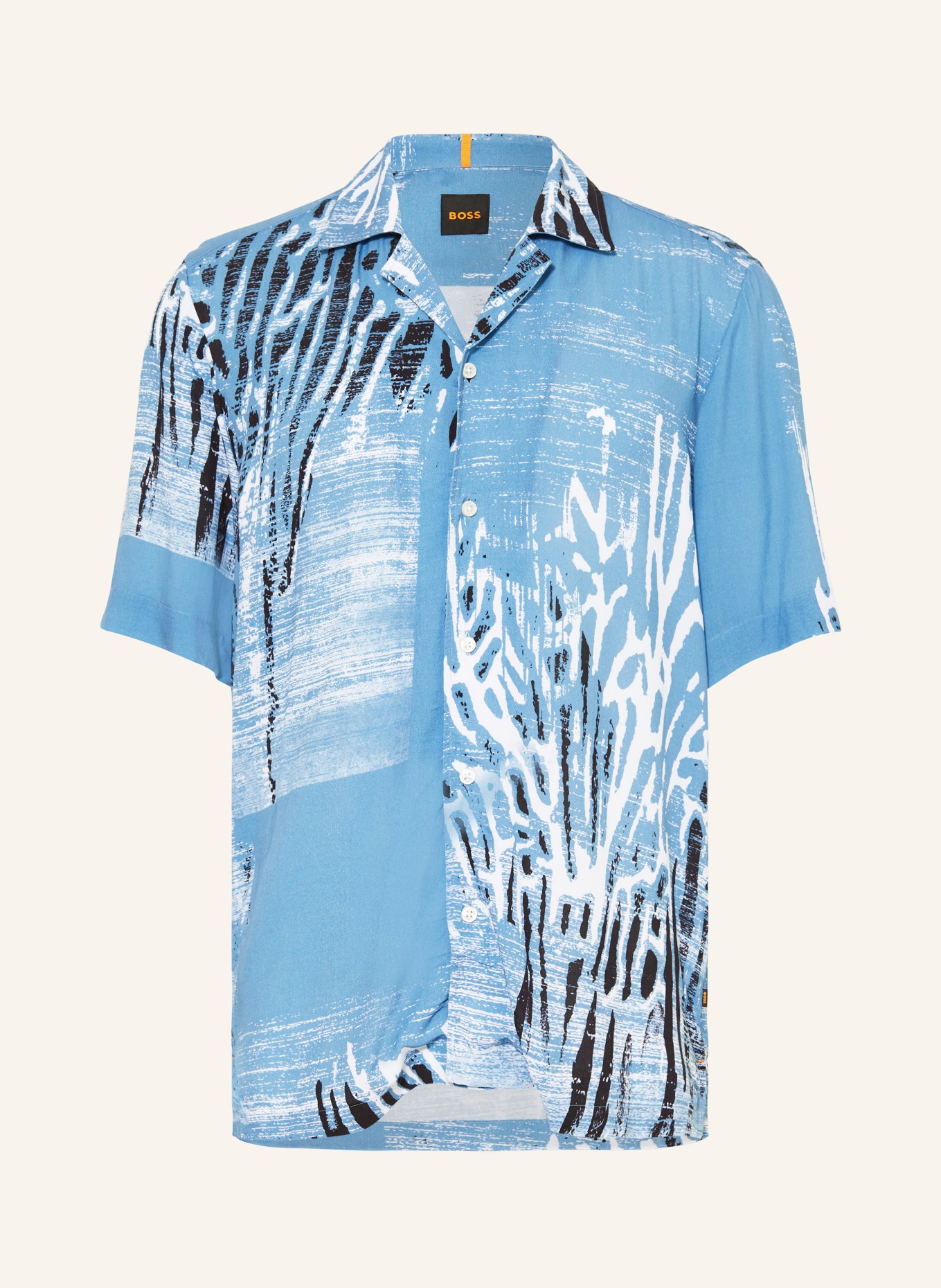 BOSS Resorthemd RAYER Regular Fit, Farbe: BLAU/ WEISS/ SCHWARZ (Bild 1)