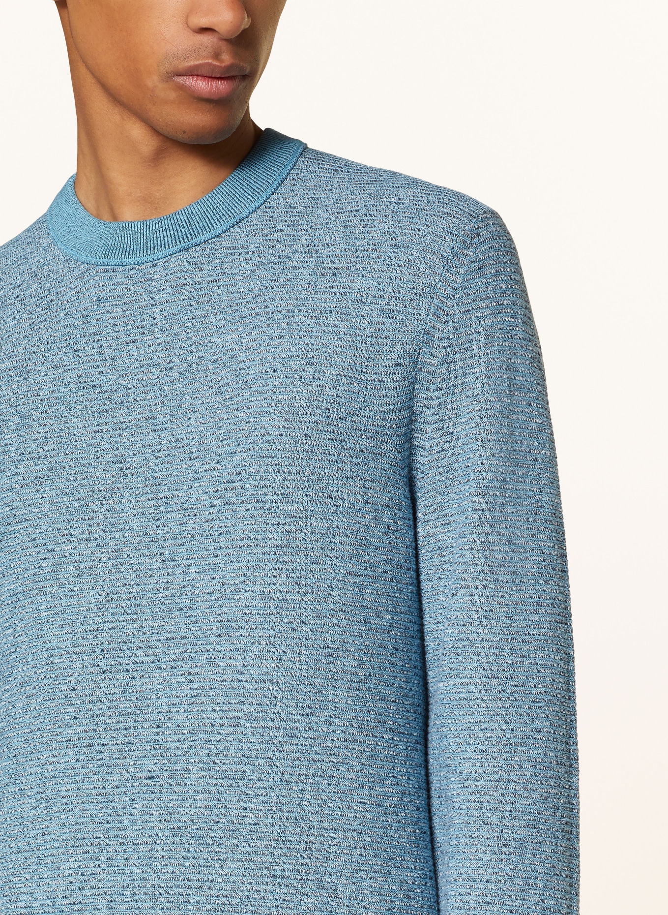 BOSS Sweater ASPOK, Color: TEAL (Image 4)