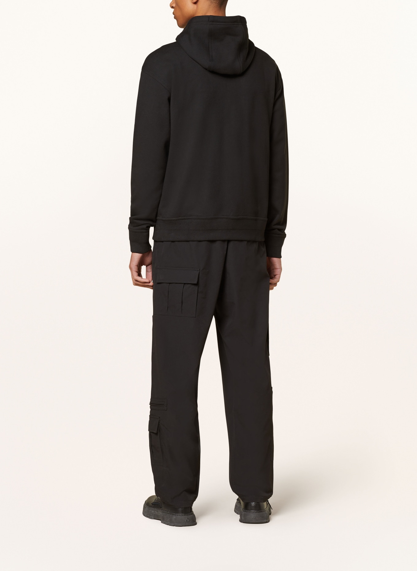 BOSS Sweat jacket ZEBRIDHOOD, Color: BLACK (Image 3)