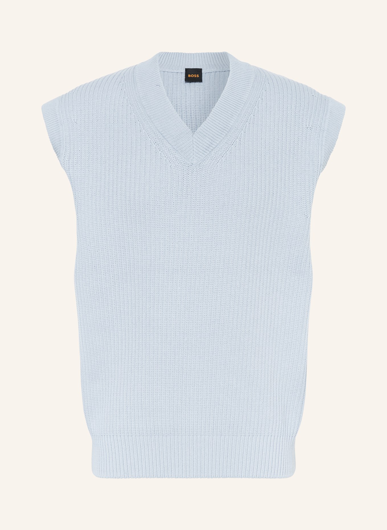 BOSS Sweater vest KECOTTO, Color: LIGHT BLUE (Image 1)