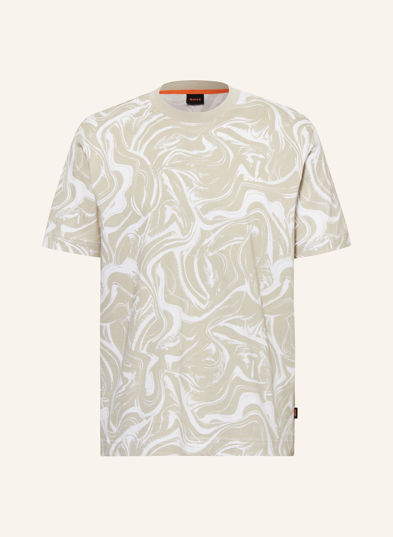 BOSS T-Shirt OCEAN, Farbe: OLIV/ ECRU (Bild 1)