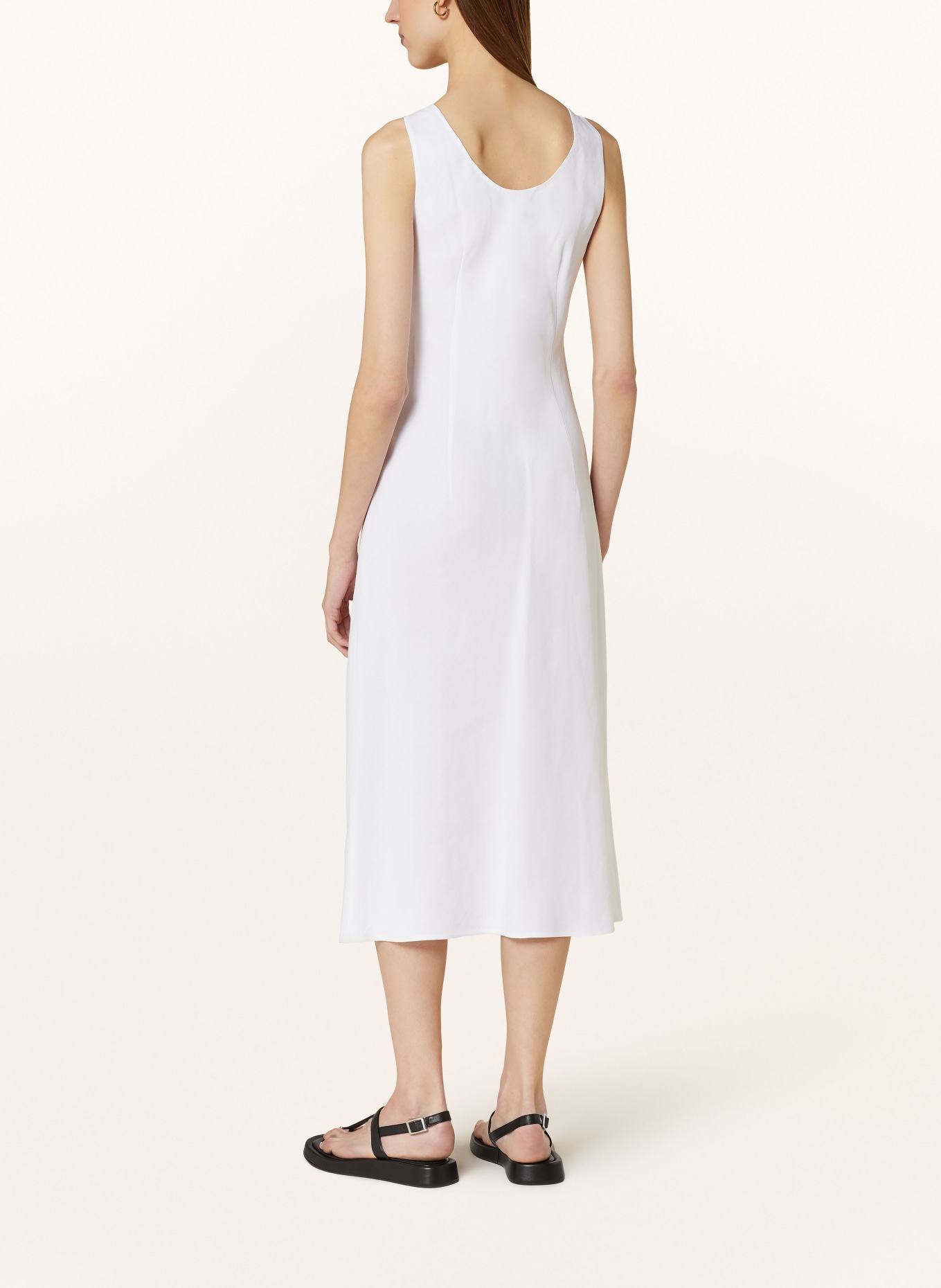MaxMara STUDIO Dress ULTIMO with linen, Color: WHITE (Image 3)