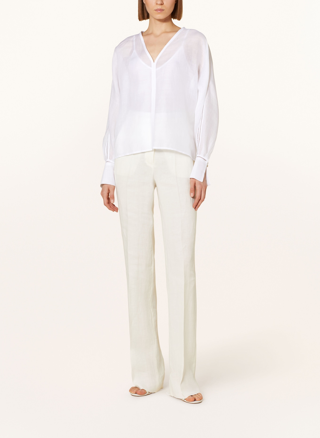 MaxMara STUDIO Shirt blouse LECCIO, Color: WHITE (Image 2)