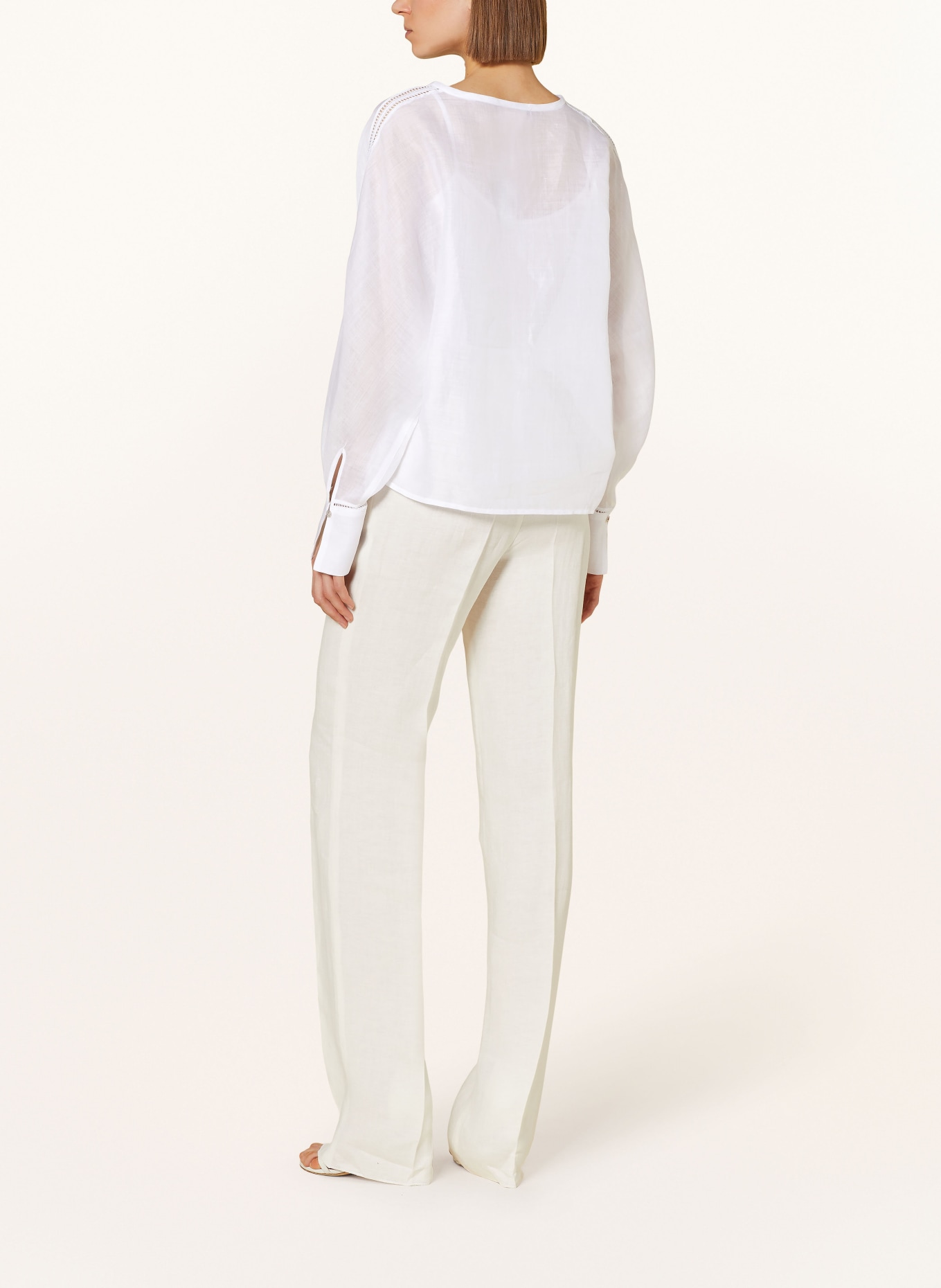 MaxMara STUDIO Shirt blouse LECCIO, Color: WHITE (Image 3)