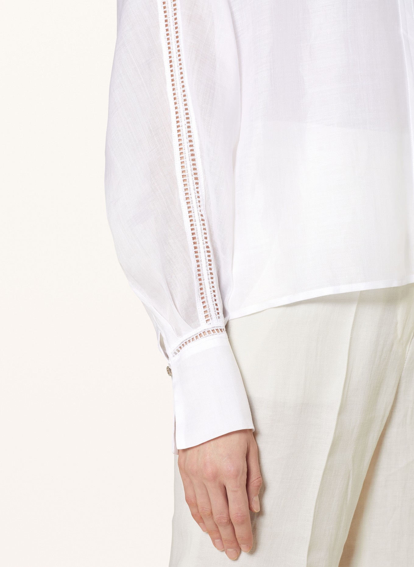 MaxMara STUDIO Shirt blouse LECCIO, Color: WHITE (Image 4)