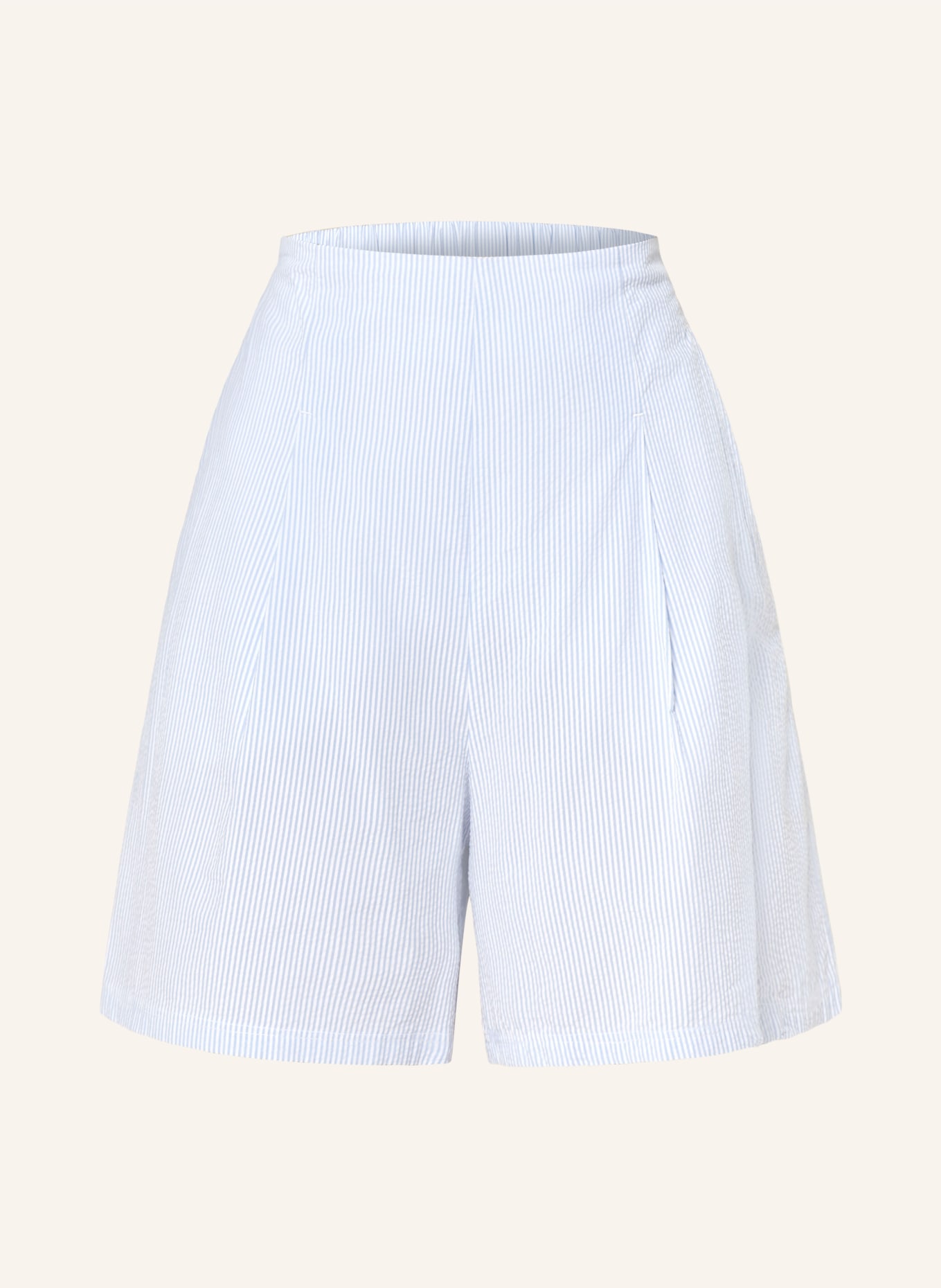 MaxMara LEISURE Shorts CANALE, Farbe: WEISS/ HELLBLAU (Bild 1)