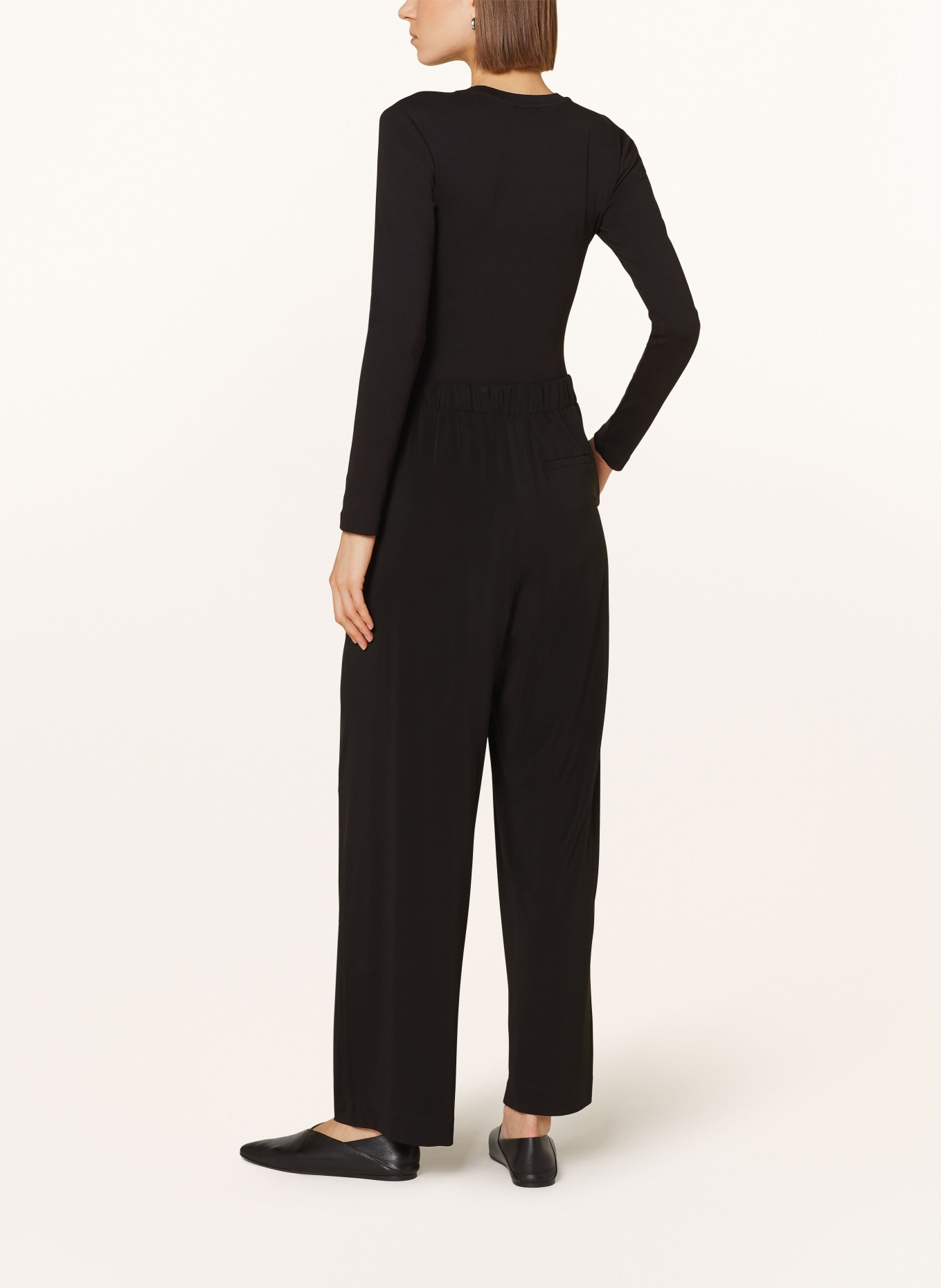 MaxMara LEISURE Jersey pants GIOCHI, Color: BLACK (Image 3)