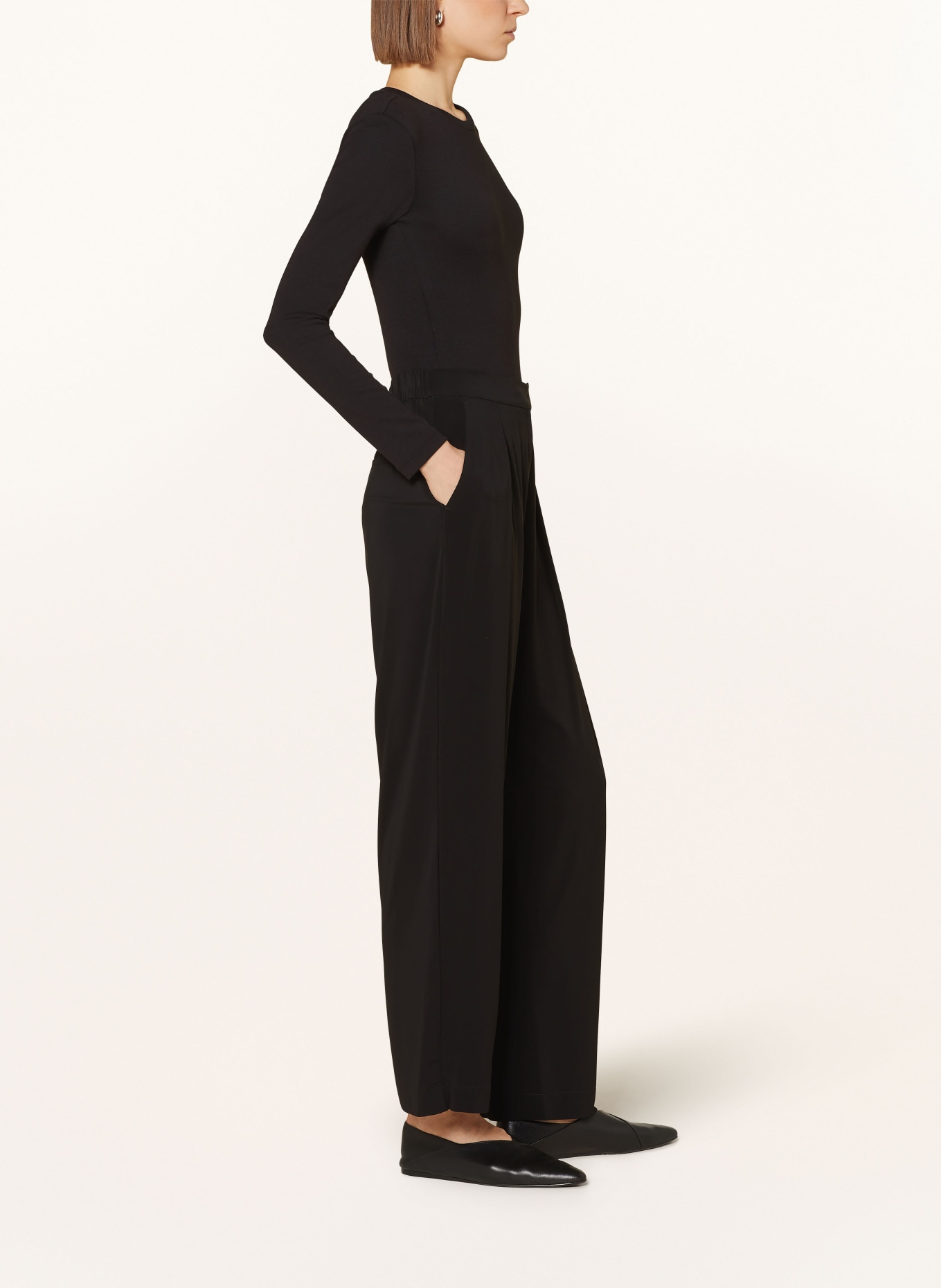 MaxMara LEISURE Jersey pants GIOCHI, Color: BLACK (Image 4)