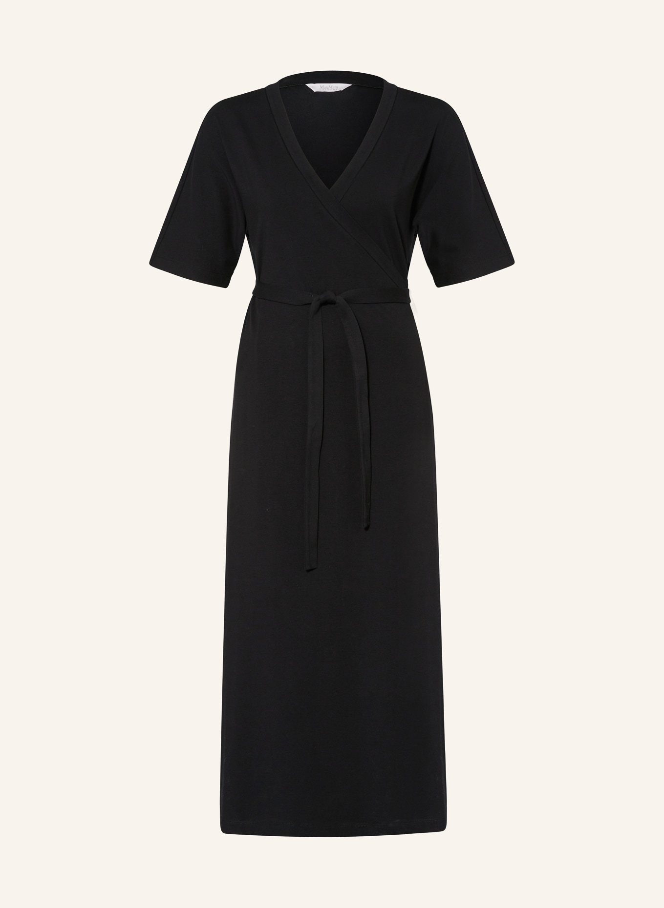 MaxMara LEISURE Wrap dress PISANO, Color: BLACK (Image 1)