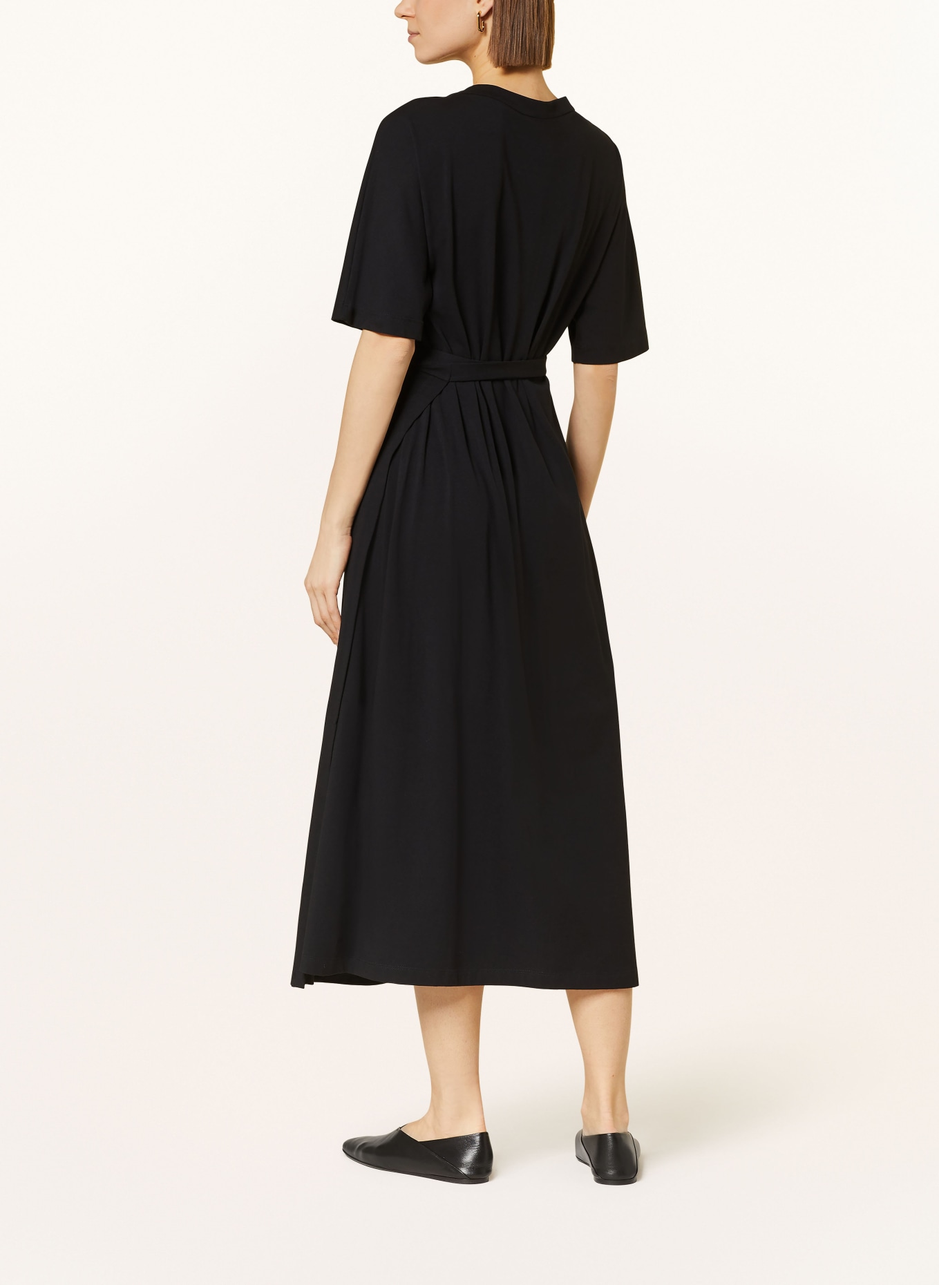 MaxMara LEISURE Wrap dress PISANO, Color: BLACK (Image 3)