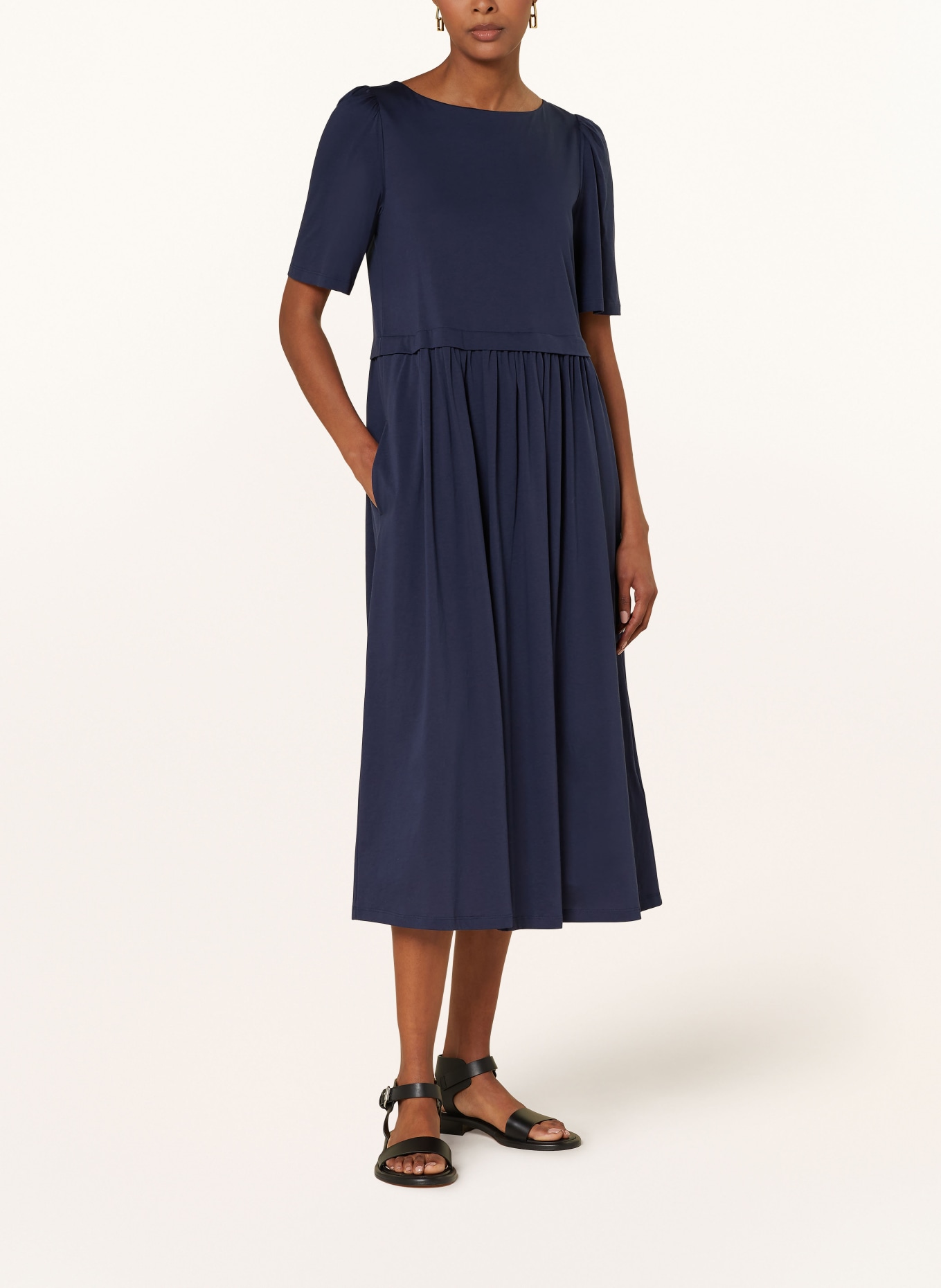 WEEKEND MaxMara Jersey dress SNACK, Color: DARK BLUE (Image 2)