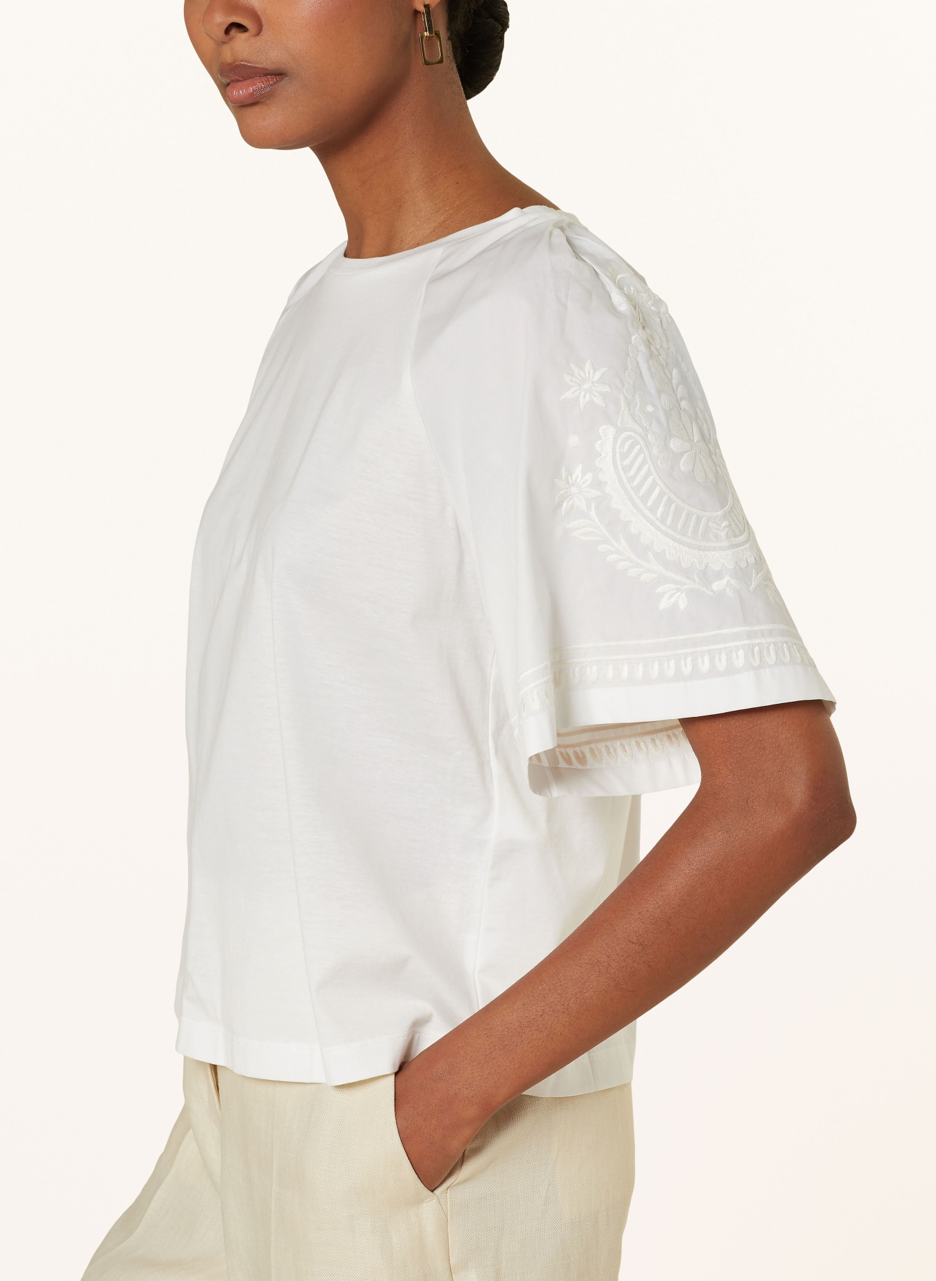 WEEKEND MaxMara T-shirt LIVORNO, Color: WHITE (Image 4)