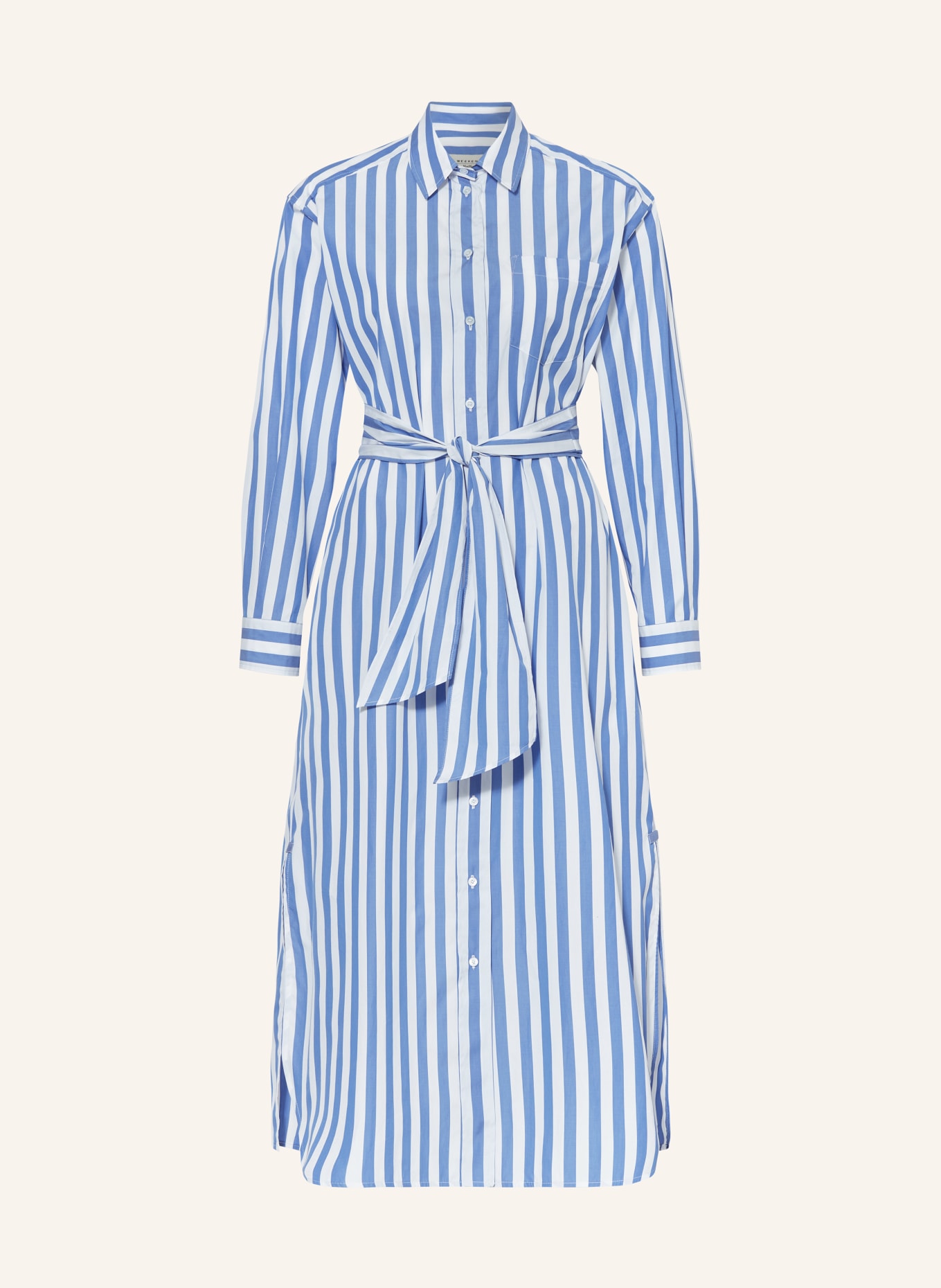 WEEKEND MaxMara Shirt dress FALASCO, Color: BLUE/ WHITE (Image 1)
