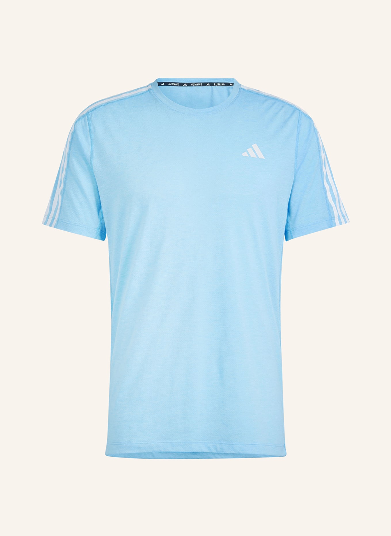 adidas Koszulka do biegania OWN THE RUN 3, Kolor: TURKUSOWY/ BIAŁY (Obrazek 1)