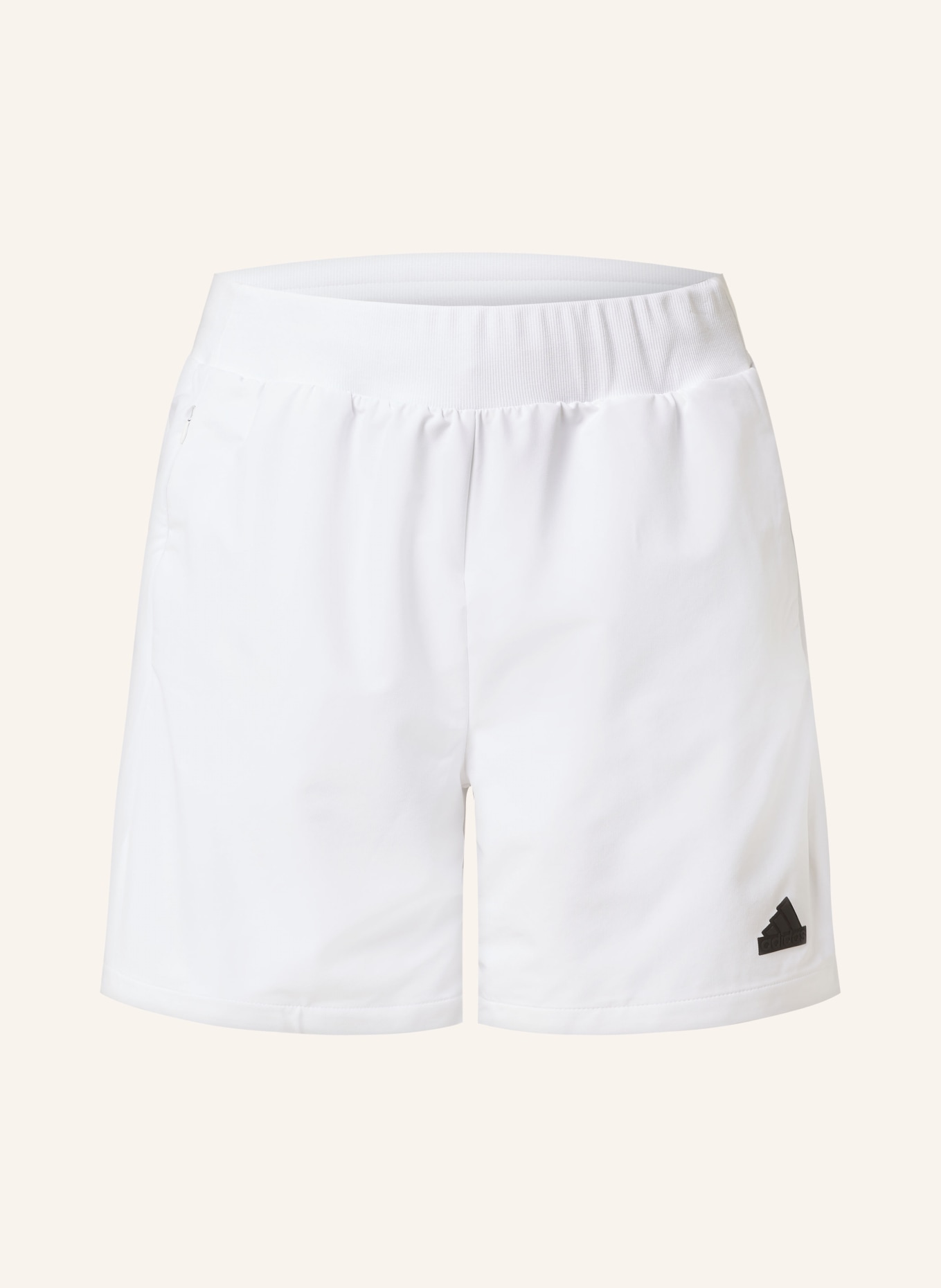 adidas Shorts, Color: WHITE (Image 1)
