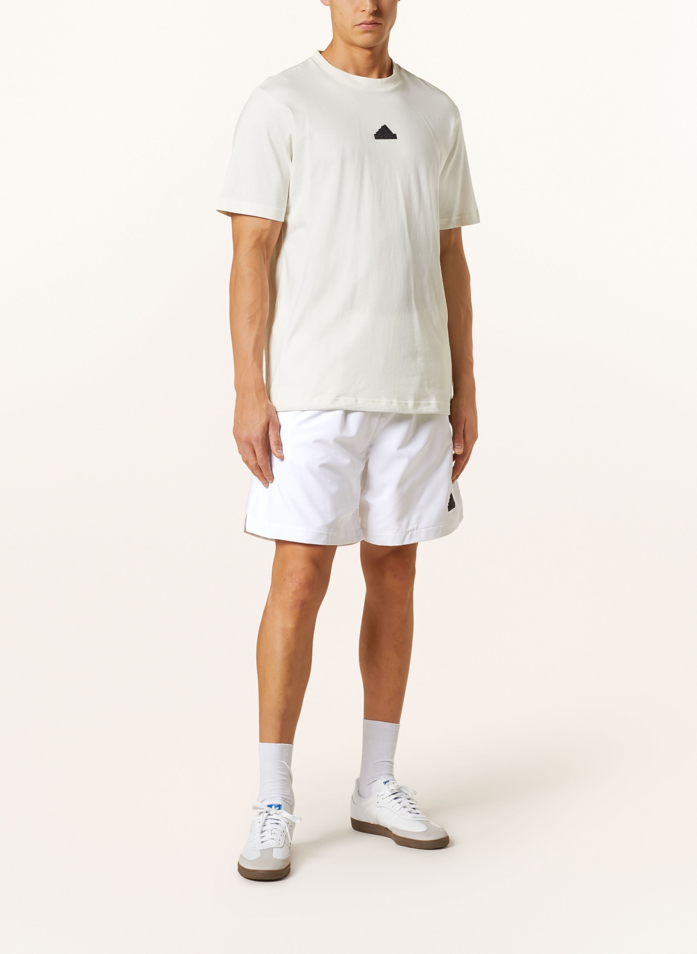 adidas Shorts, Color: WHITE (Image 2)