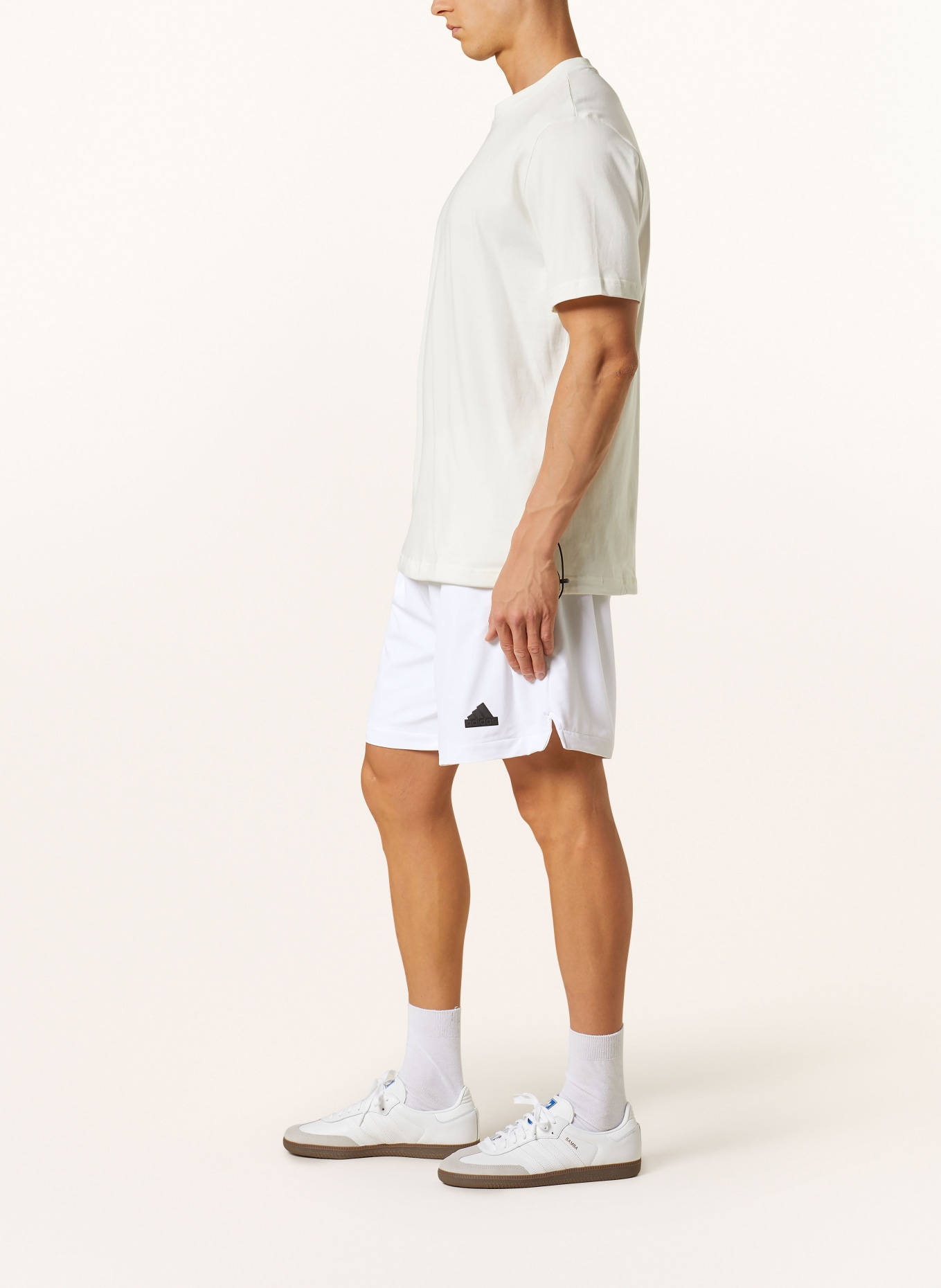 adidas Shorts, Color: WHITE (Image 4)