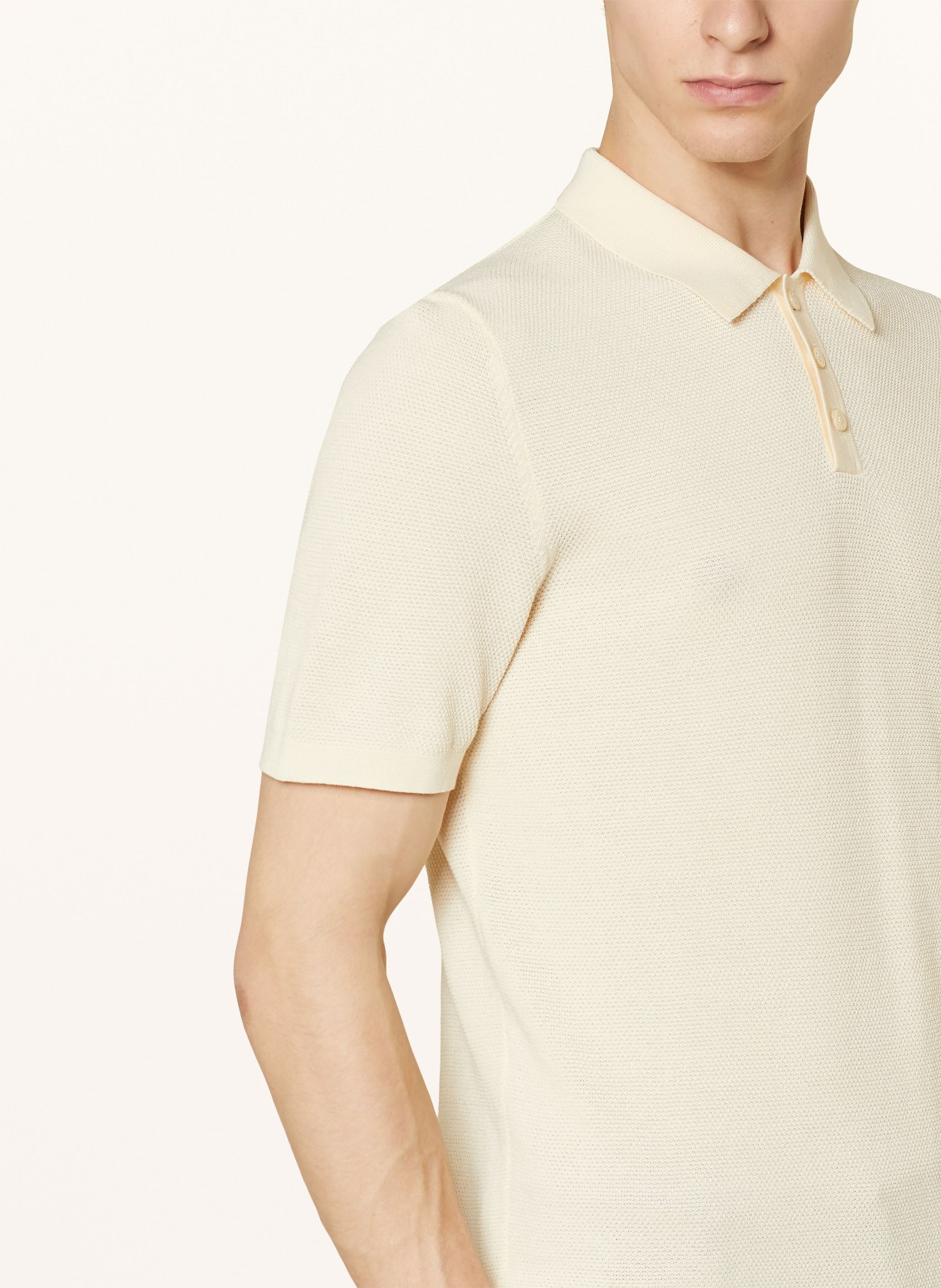 DRYKORN Piqué-Poloshirt TRITON, Farbe: ECRU (Bild 4)