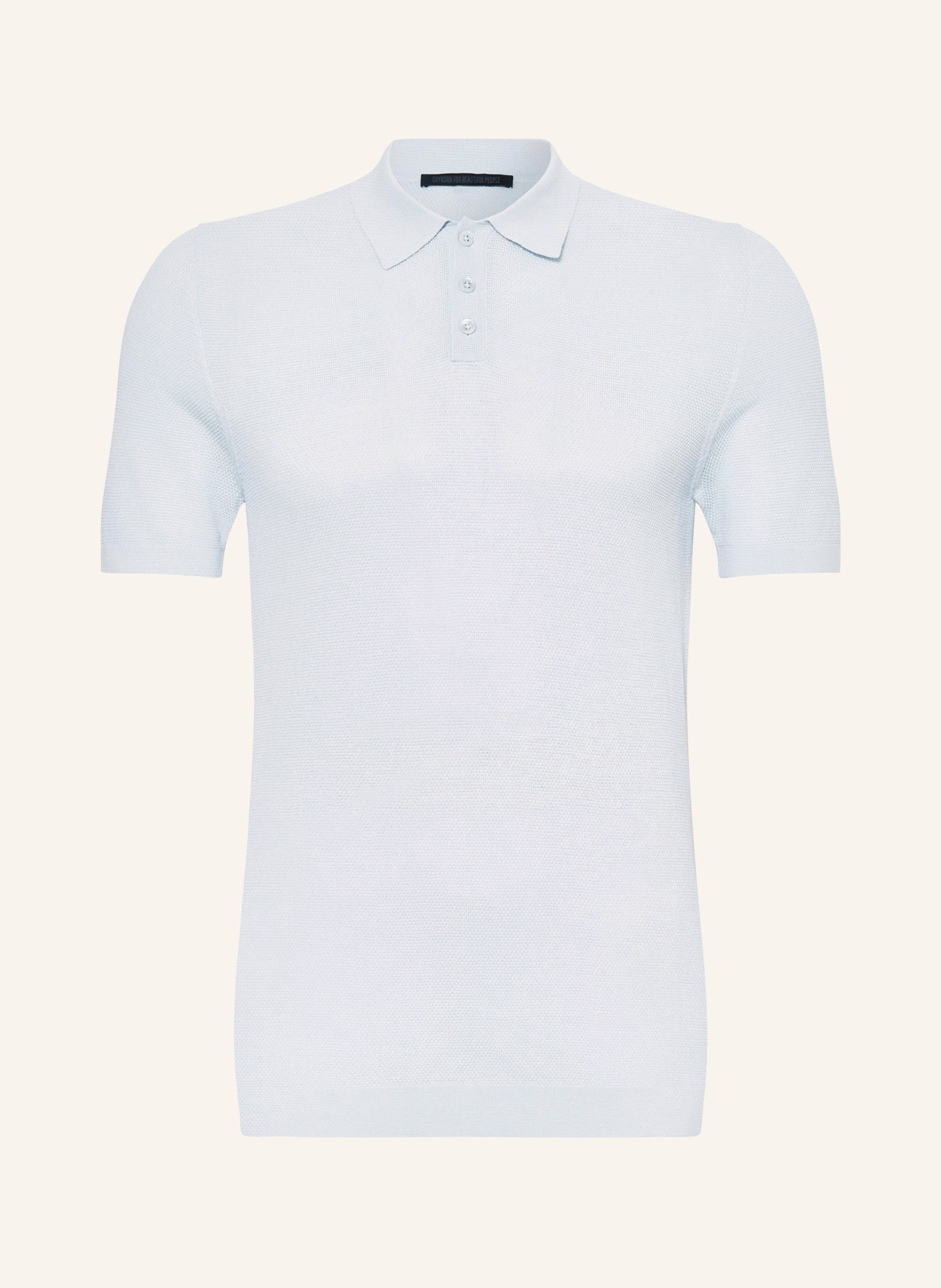 DRYKORN Piqué-Poloshirt TRITON, Farbe: HELLBLAU (Bild 1)