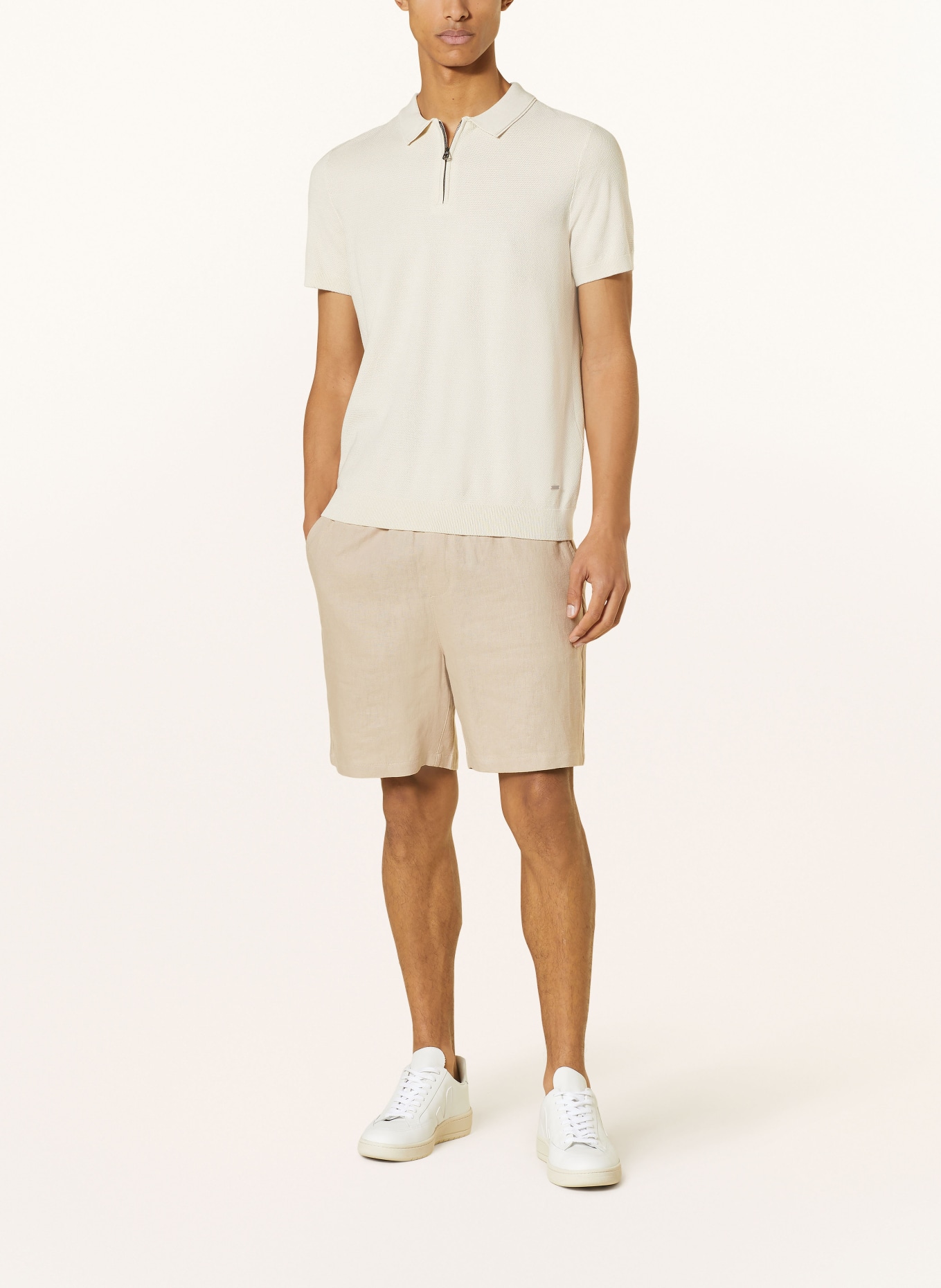 JOOP! Knitted polo shirt VANCRO, Color: CREAM (Image 2)