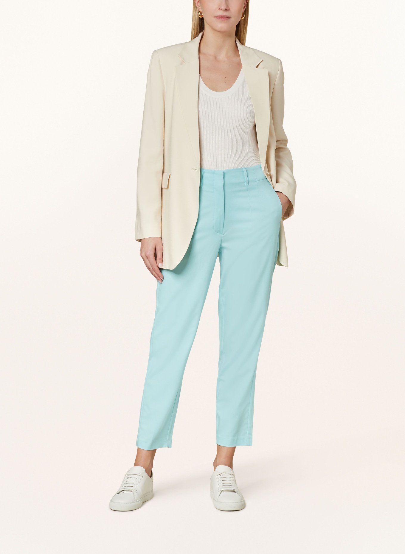 BETTY&CO 7/8 pants, Color: TURQUOISE (Image 2)