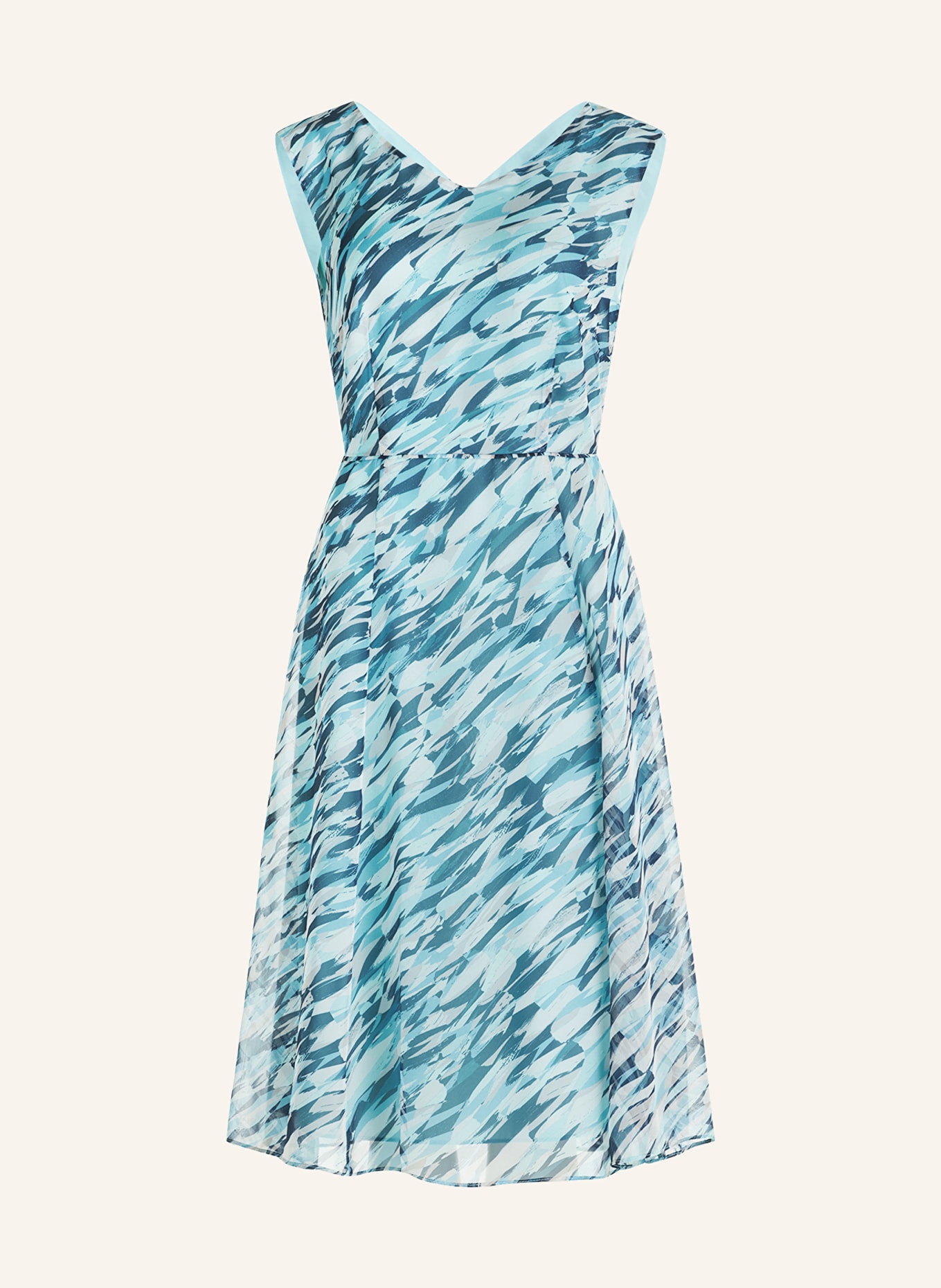 BETTY&CO Dress, Color: TURQUOISE/ TEAL/ BEIGE (Image 1)