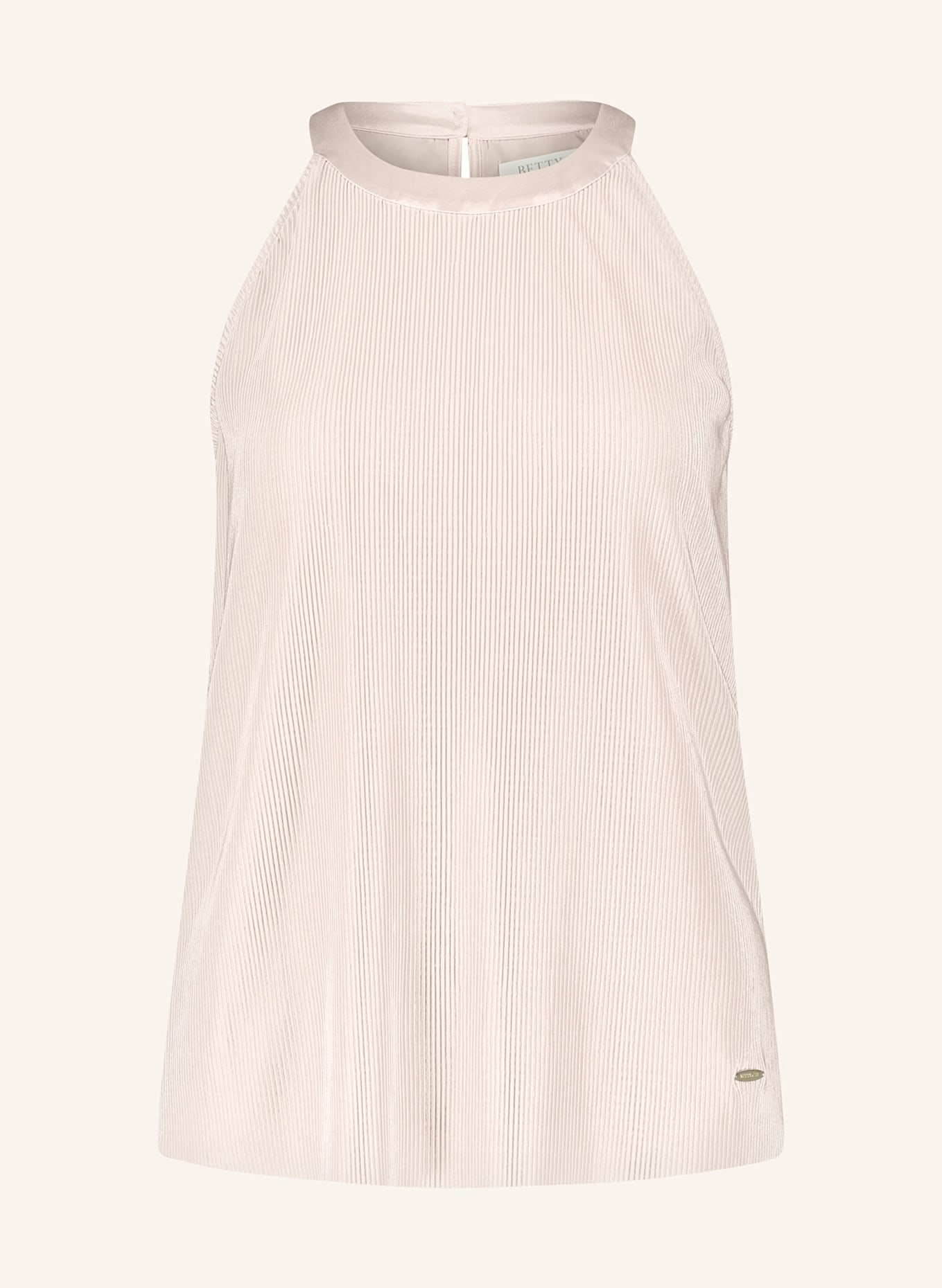 BETTY&CO Blouse top with pleats, Color: BEIGE (Image 1)