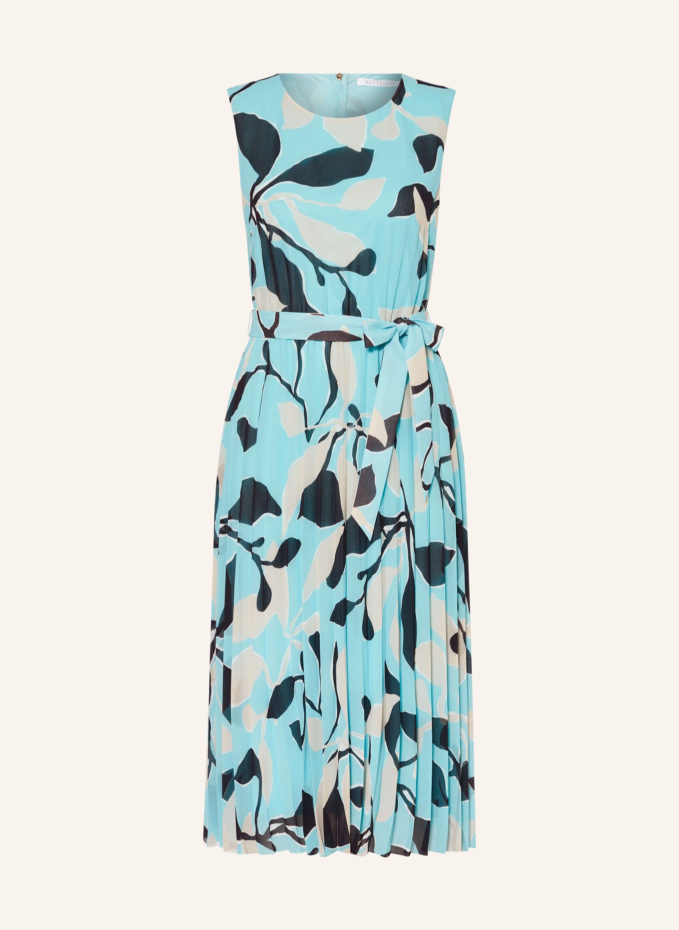 BETTY&CO Dress, Color: TURQUOISE/ DARK BLUE/ BEIGE (Image 1)