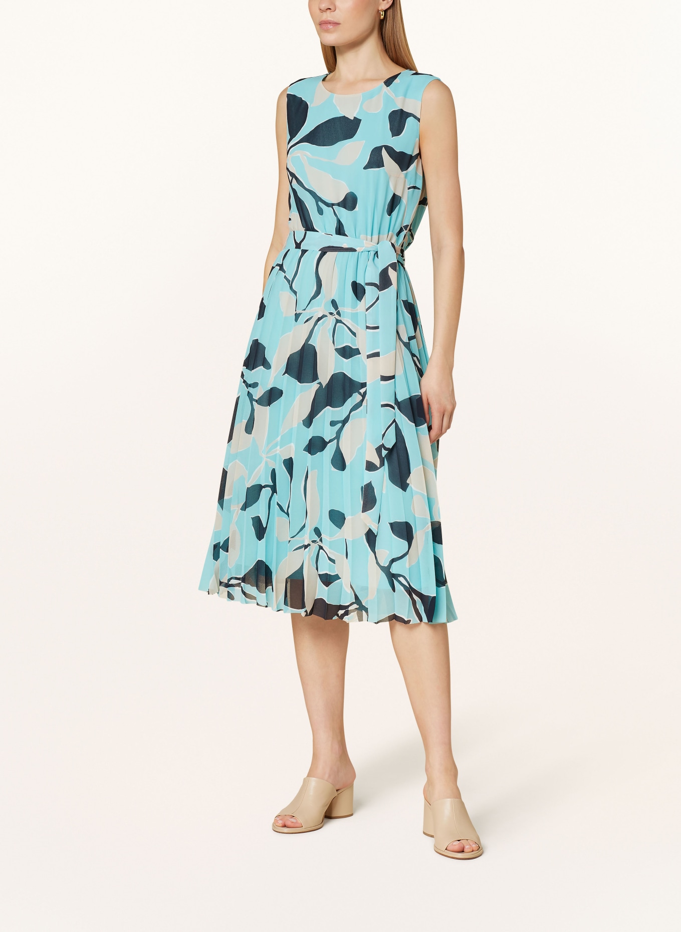 BETTY&CO Dress, Color: TURQUOISE/ DARK BLUE/ BEIGE (Image 2)