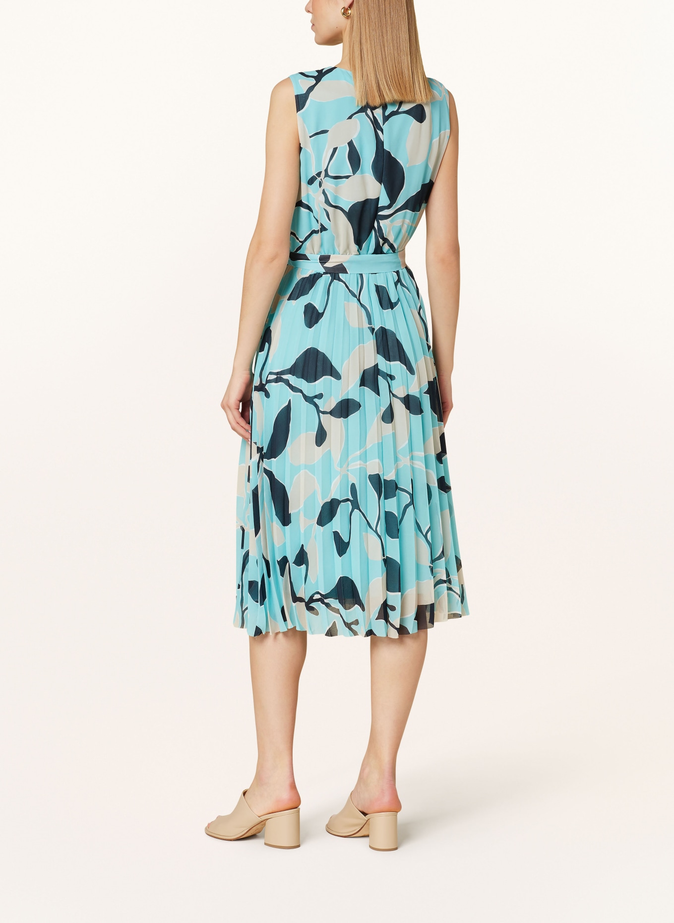 BETTY&CO Dress, Color: TURQUOISE/ DARK BLUE/ BEIGE (Image 3)