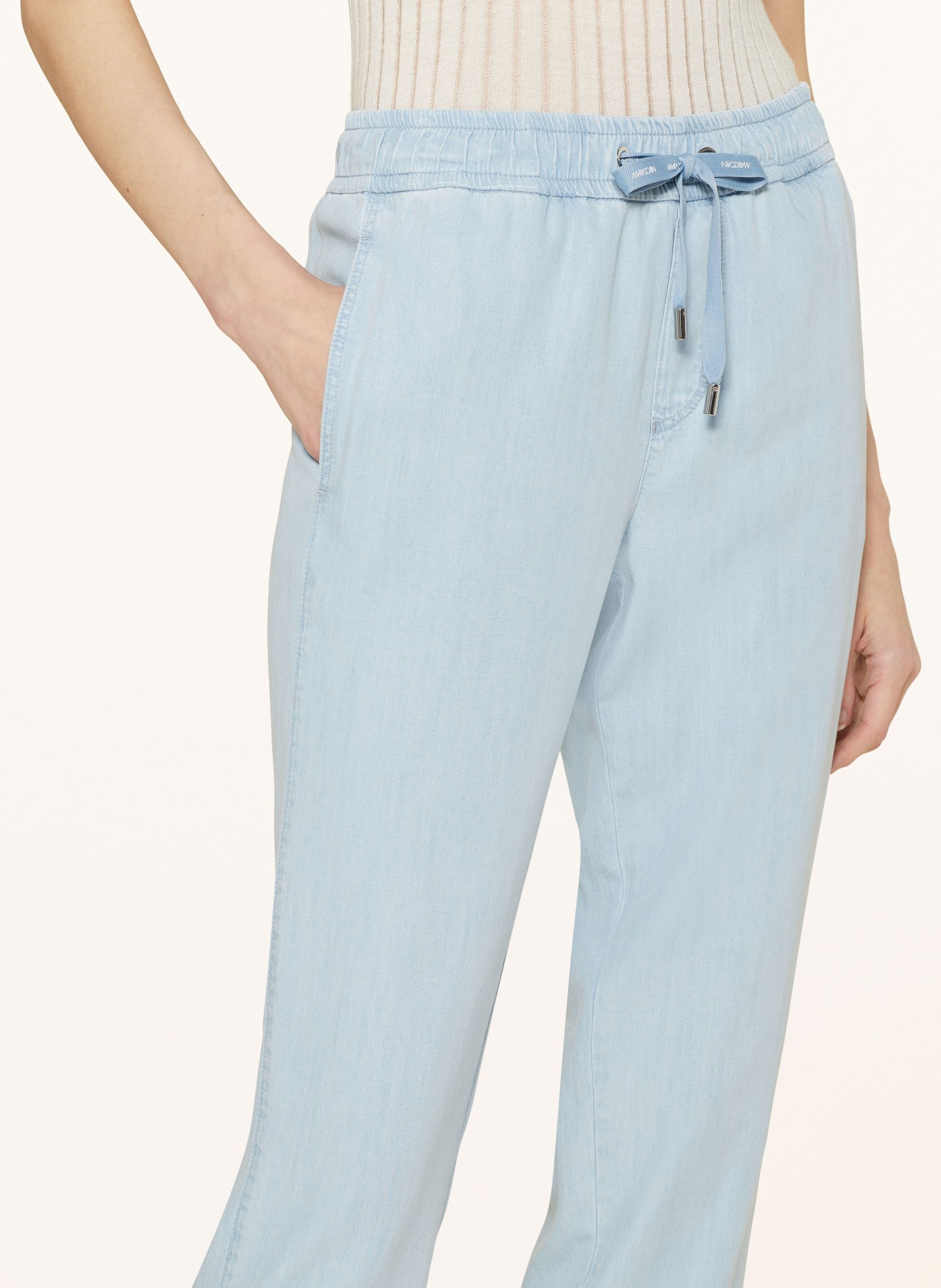 MARC CAIN Pants RIVERA in denim look, Color: 351 baby blue (Image 5)