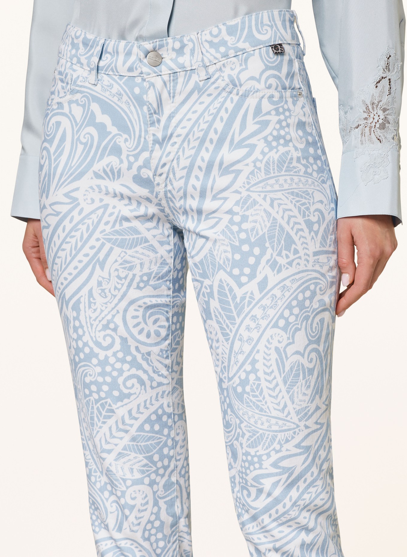 MARC CAIN Jeans SILEA Slim Fit, Farbe: 320 soft summer sky (Bild 5)