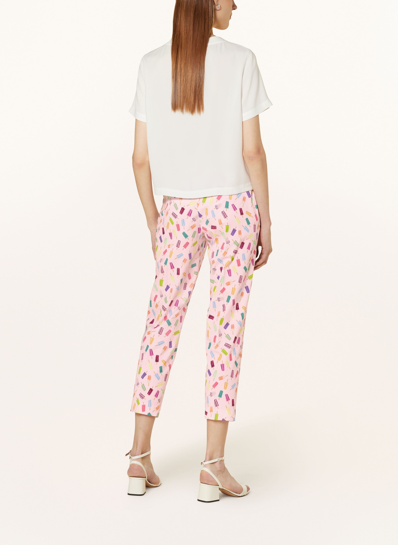 MARC CAIN 7/8 trousers FRANCA, Color: 211 soft pink (Image 3)