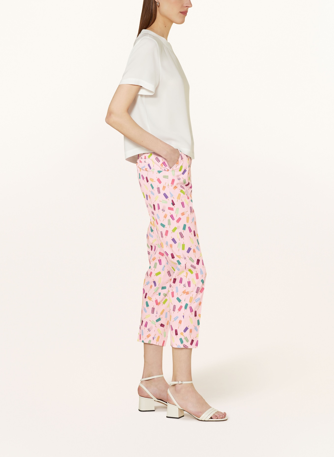 MARC CAIN 7/8 trousers FRANCA, Color: 211 soft pink (Image 4)