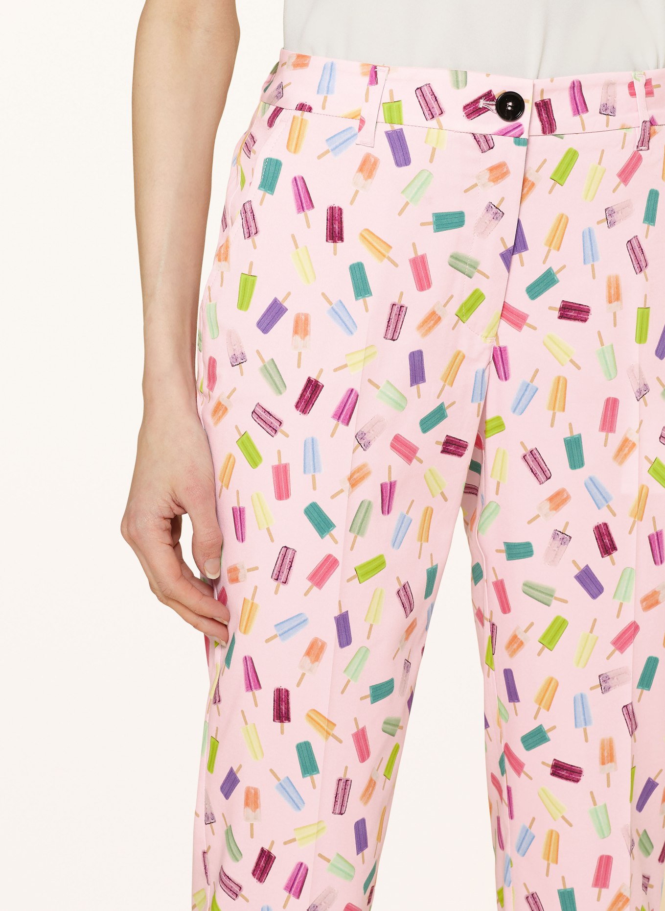 MARC CAIN 7/8 trousers FRANCA, Color: 211 soft pink (Image 5)