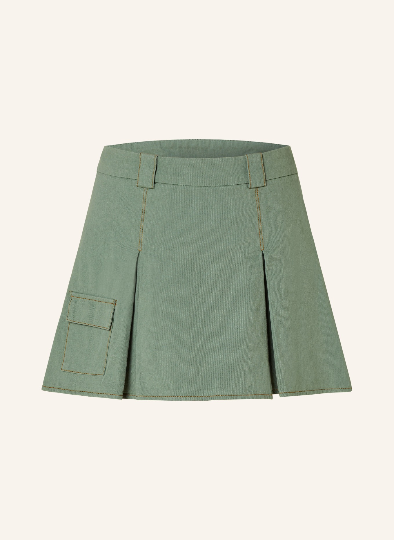 SOMETHINGNEW Skirt SNCAM, Color: GREEN (Image 1)