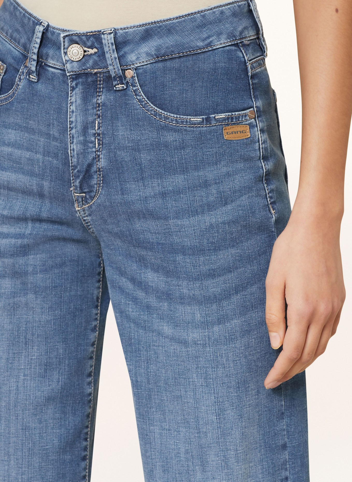 GANG Straight Jeans CARLOTTA, Farbe: 7596 midium summer wash (Bild 5)