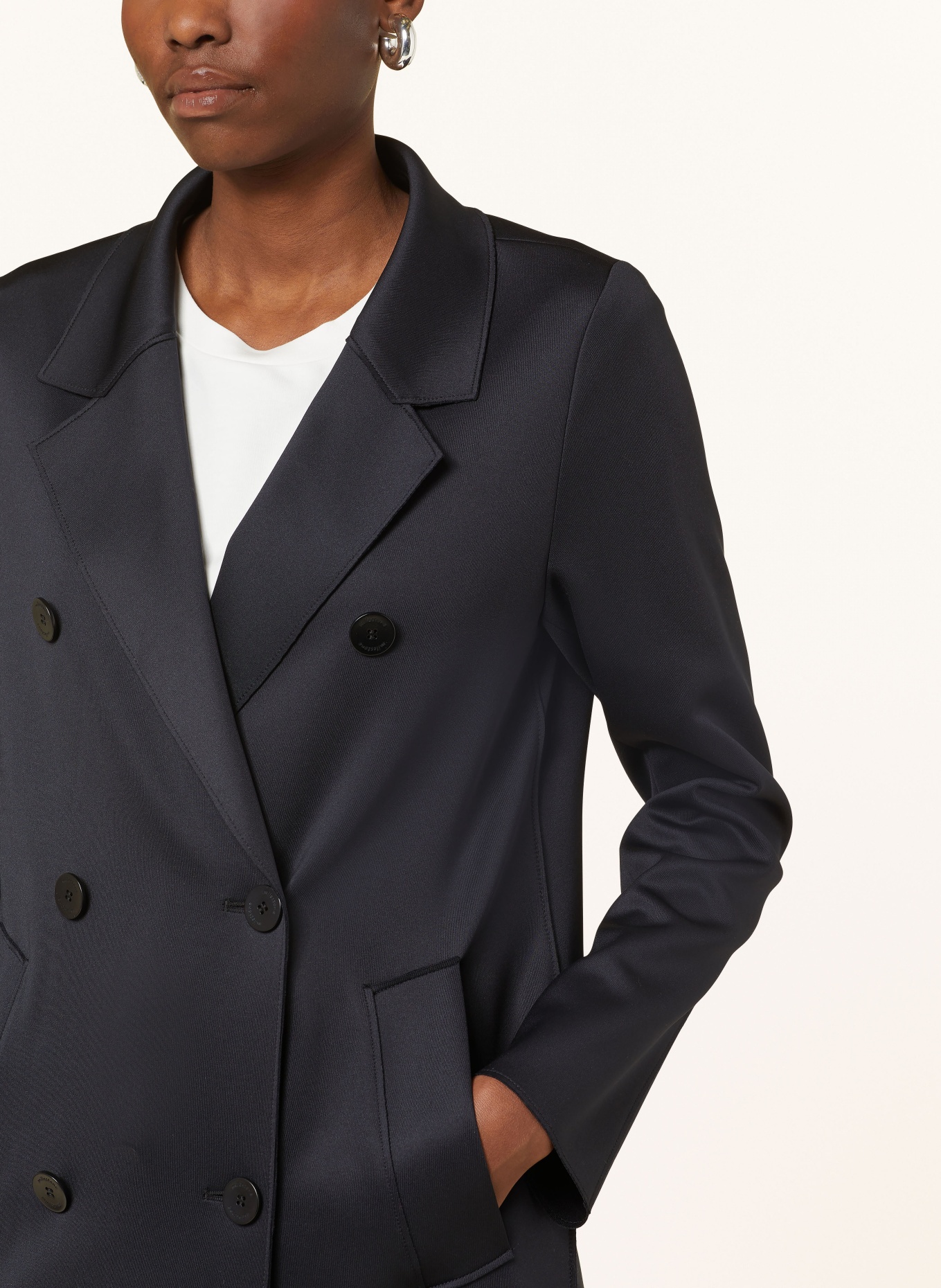 MILESTONE Coat ABBY, Color: BLACK (Image 4)