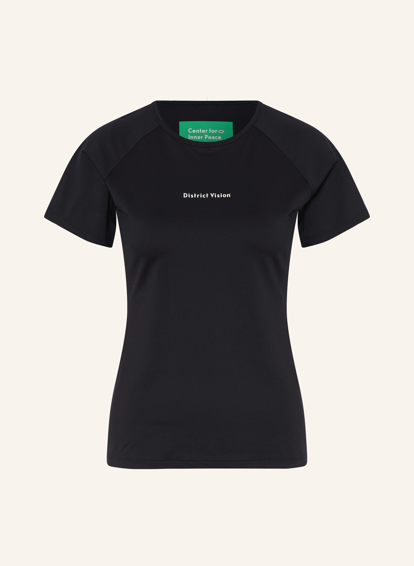District Vision Running shirt, Color: BLACK (Image 1)