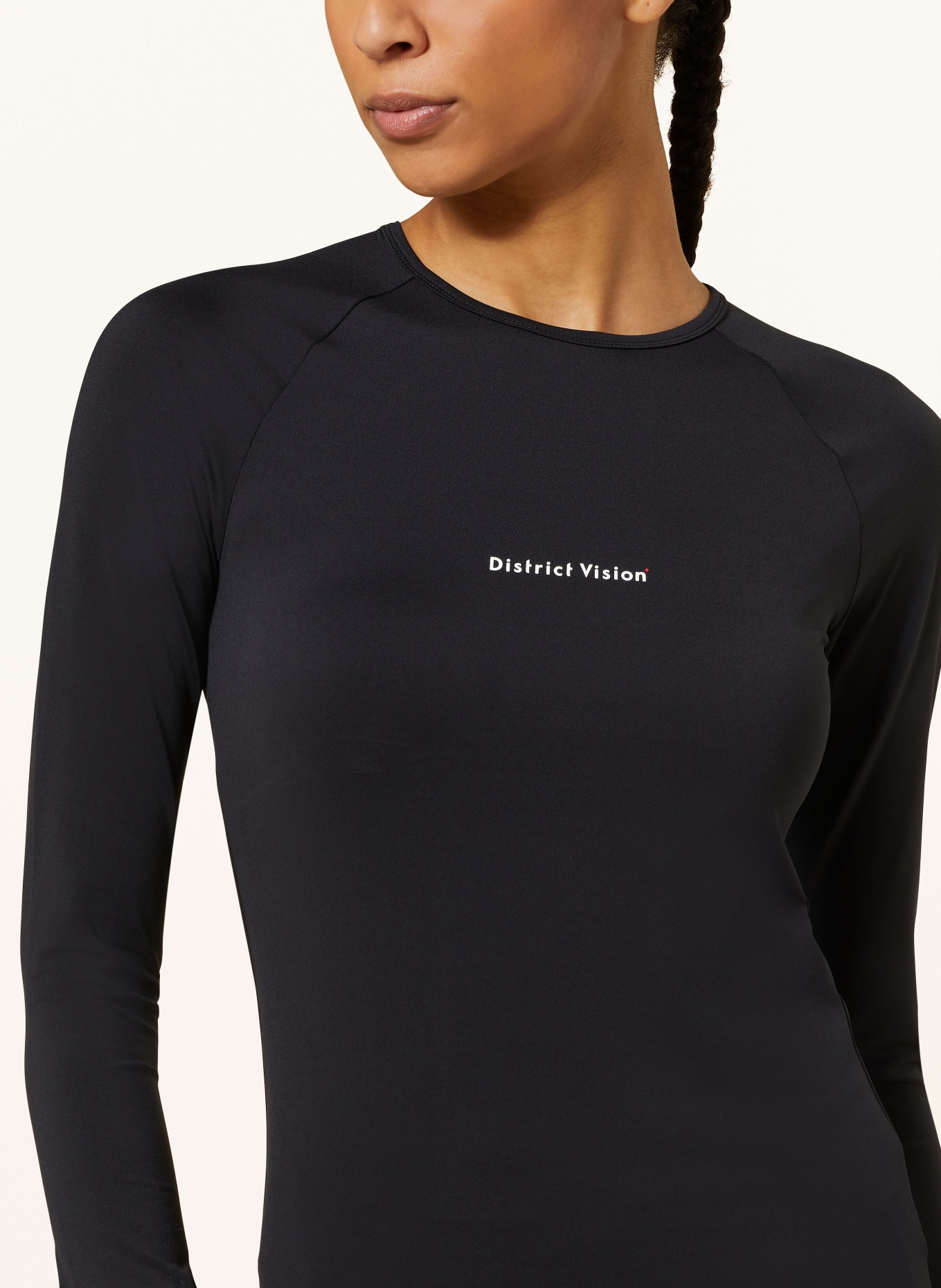 District Vision maillot de course: NOIR