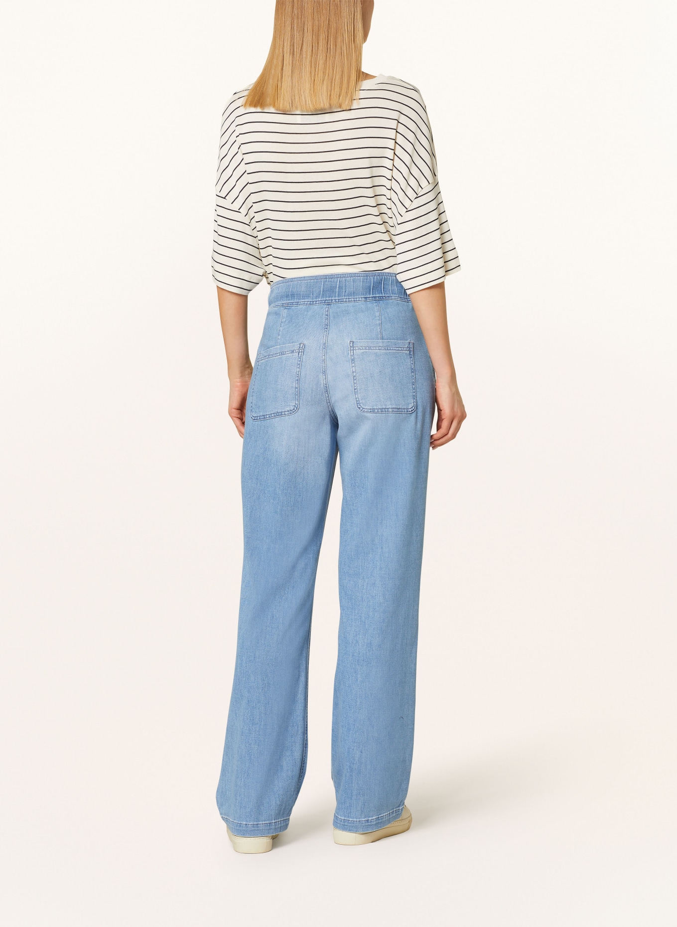 BRAX Trousers MAINE in denim look, Color: 28 USED BLEACHED BLUE (Image 3)