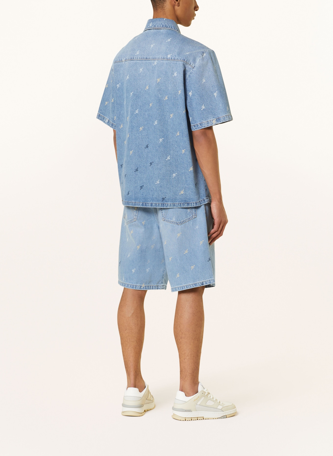 AXEL ARIGATO Denim shorts MILES, Color: LIGHT BLUE (Image 3)