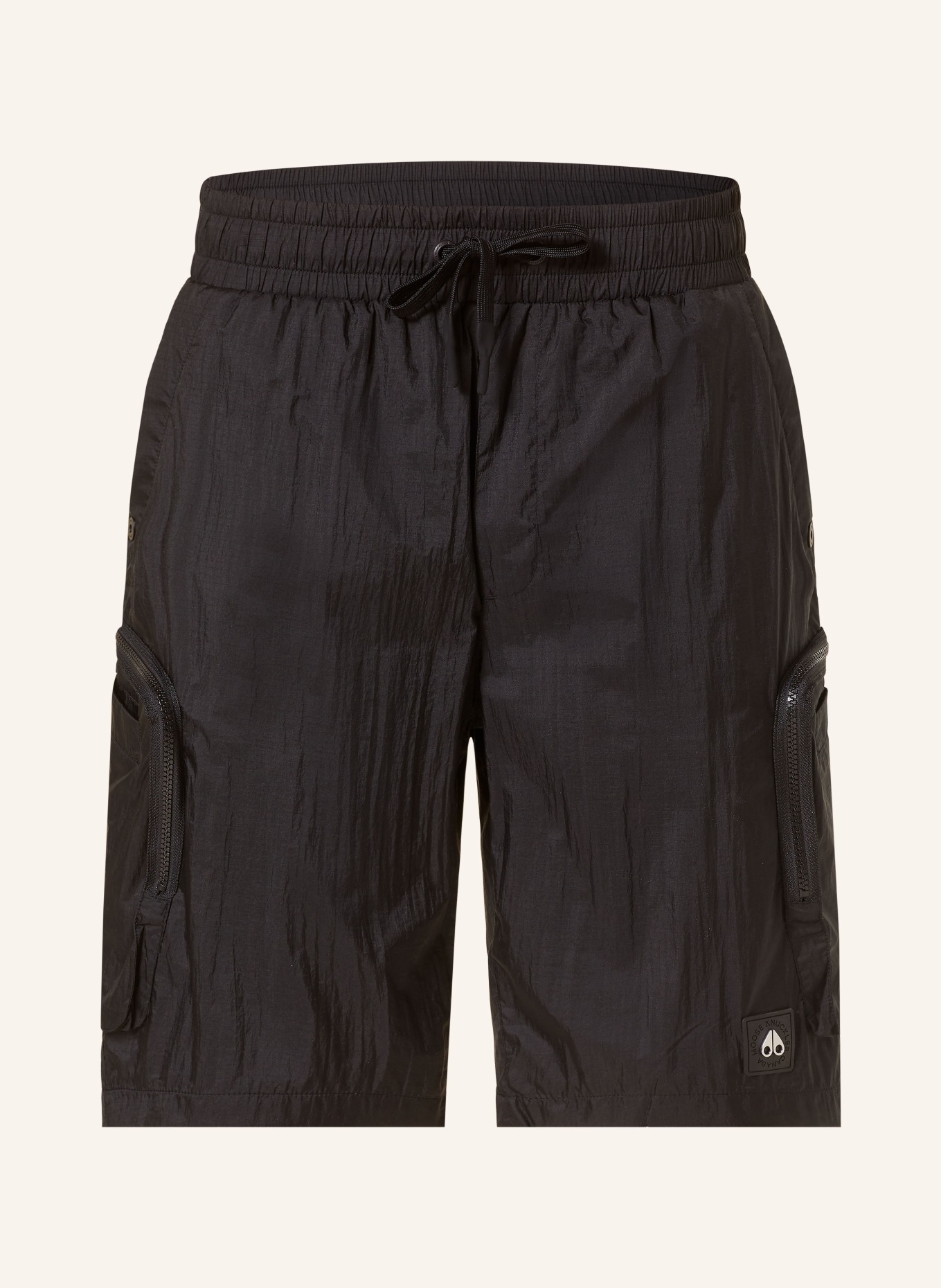 MOOSE KNUCKLES Cargo shorts TRISTAN, Color: BLACK (Image 1)